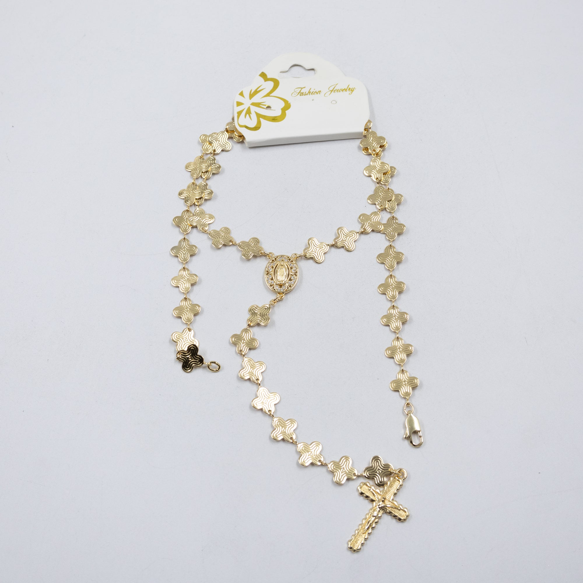 Collar Dorado Religioso M1 Oro Laminado