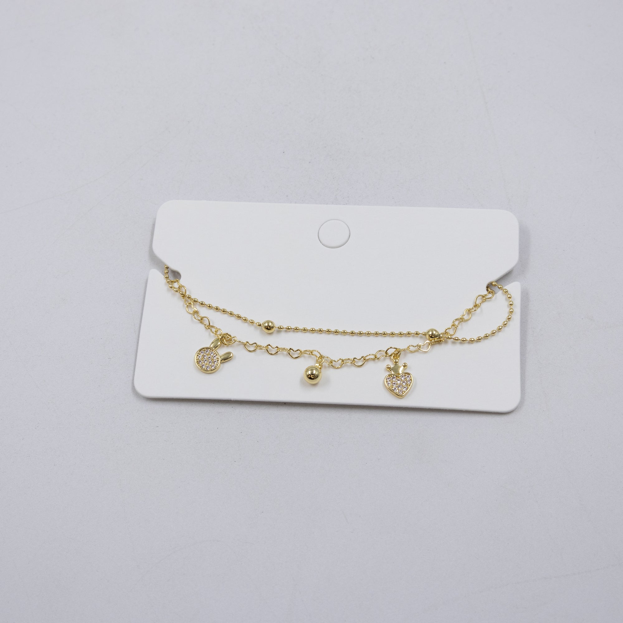 Pulsera Dorada Ansheli M8 Oro Laminado