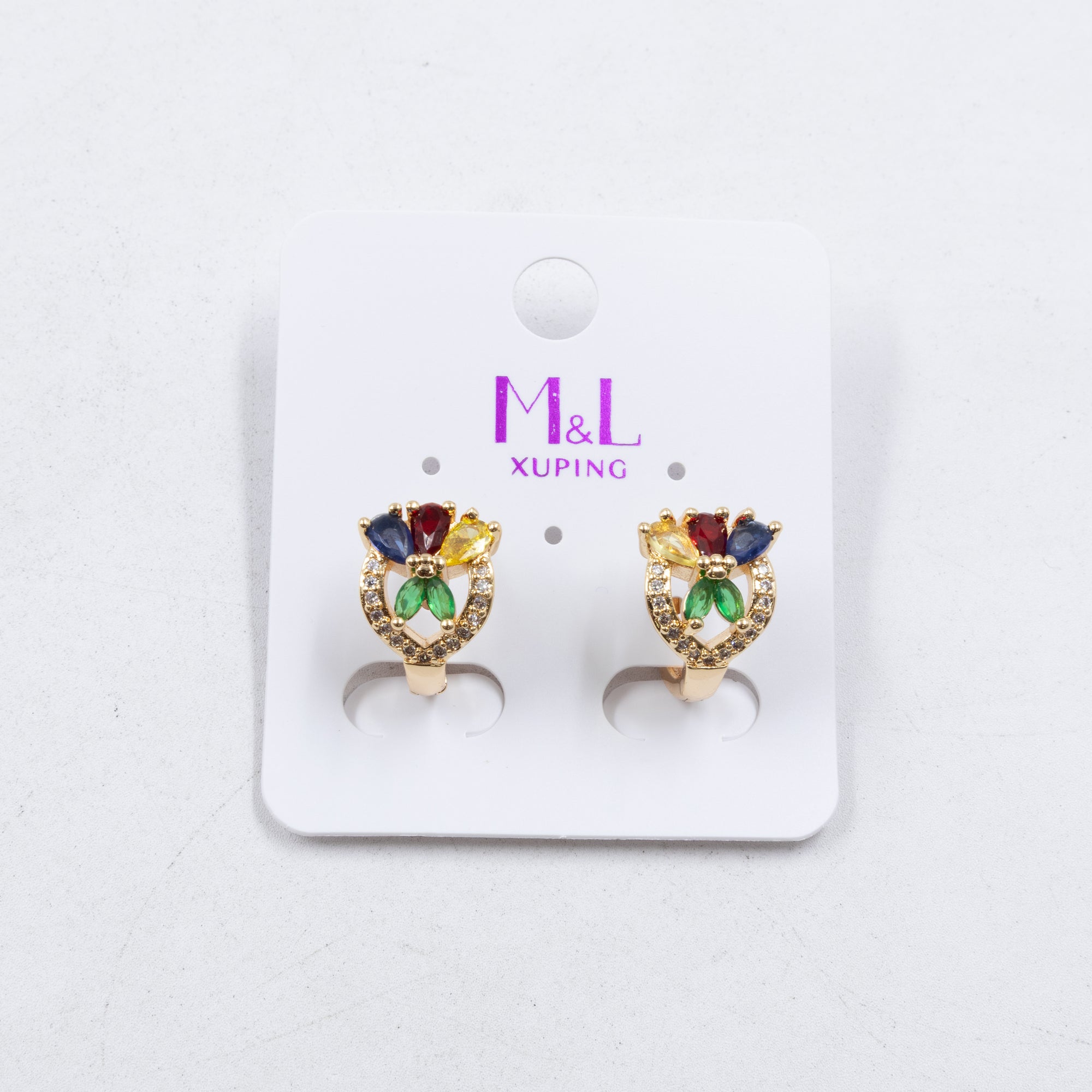 Aretes Xuping Dorados M5 Oro Laminado