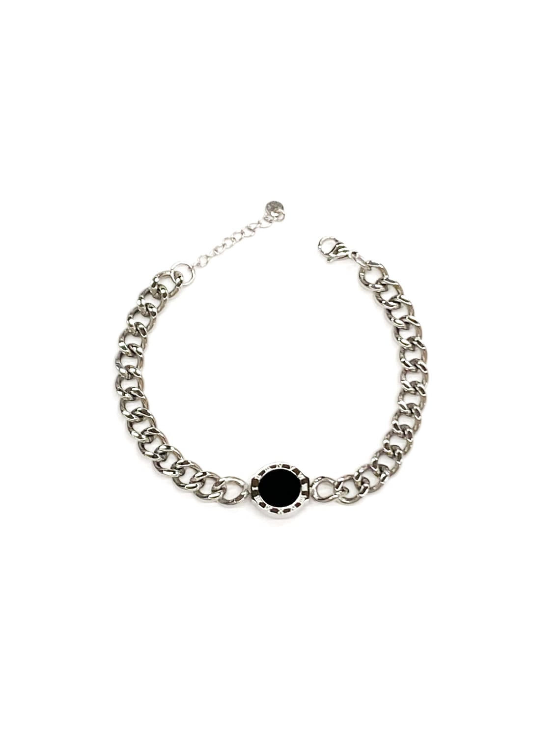 Pulsera Plateada con Piedras - 4 Oro Laminado