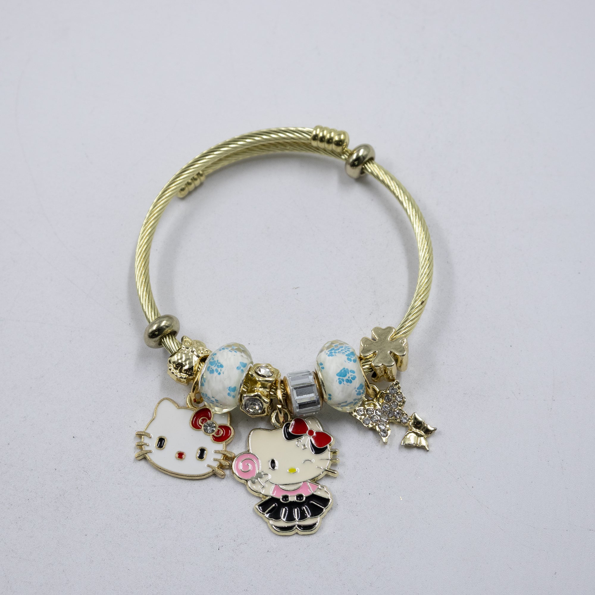 Pulsera tipo Pandora M10 Oro Laminado