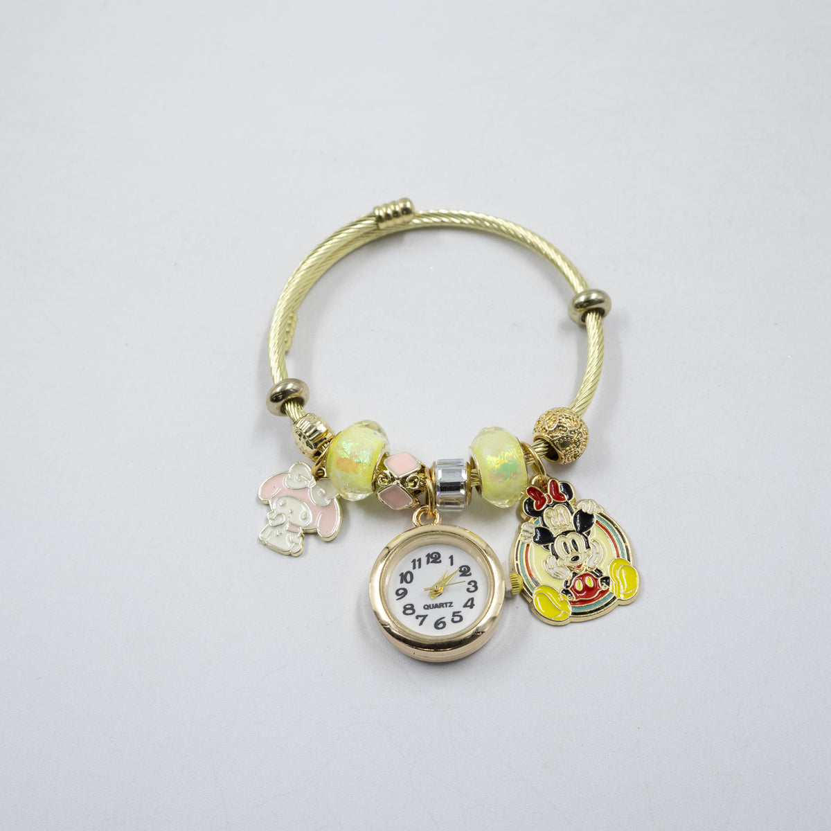 Pulsera tipo Pandora Dorados M17 Oro Laminado