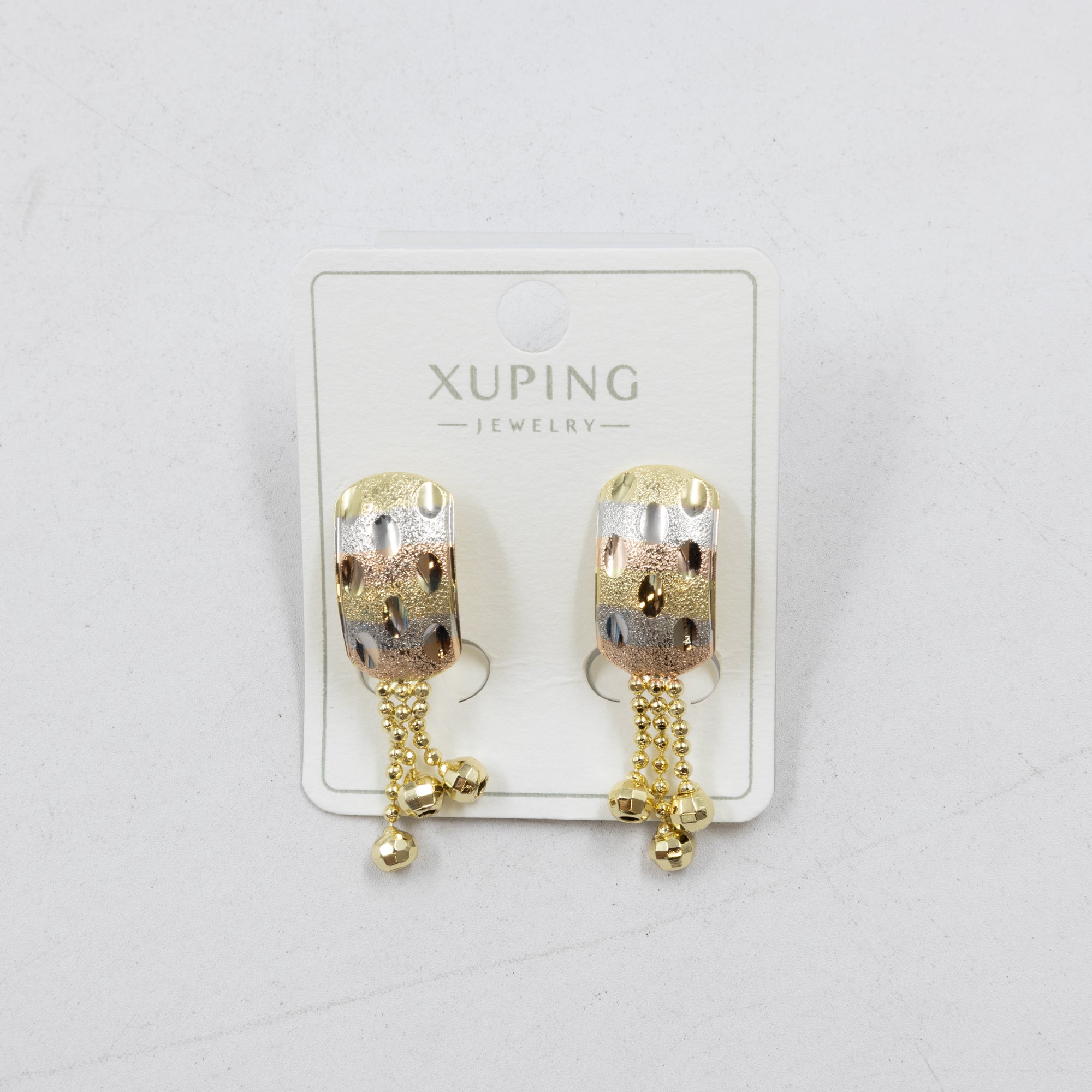 Aretes Oro Florentino Xuping M1 Oro Laminado