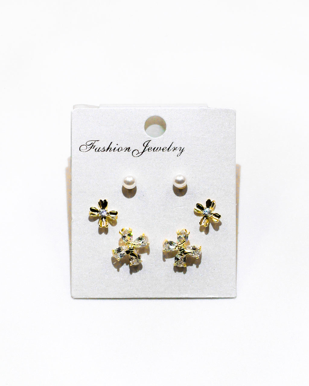Set Aretes X3 - M20 Oro Laminado