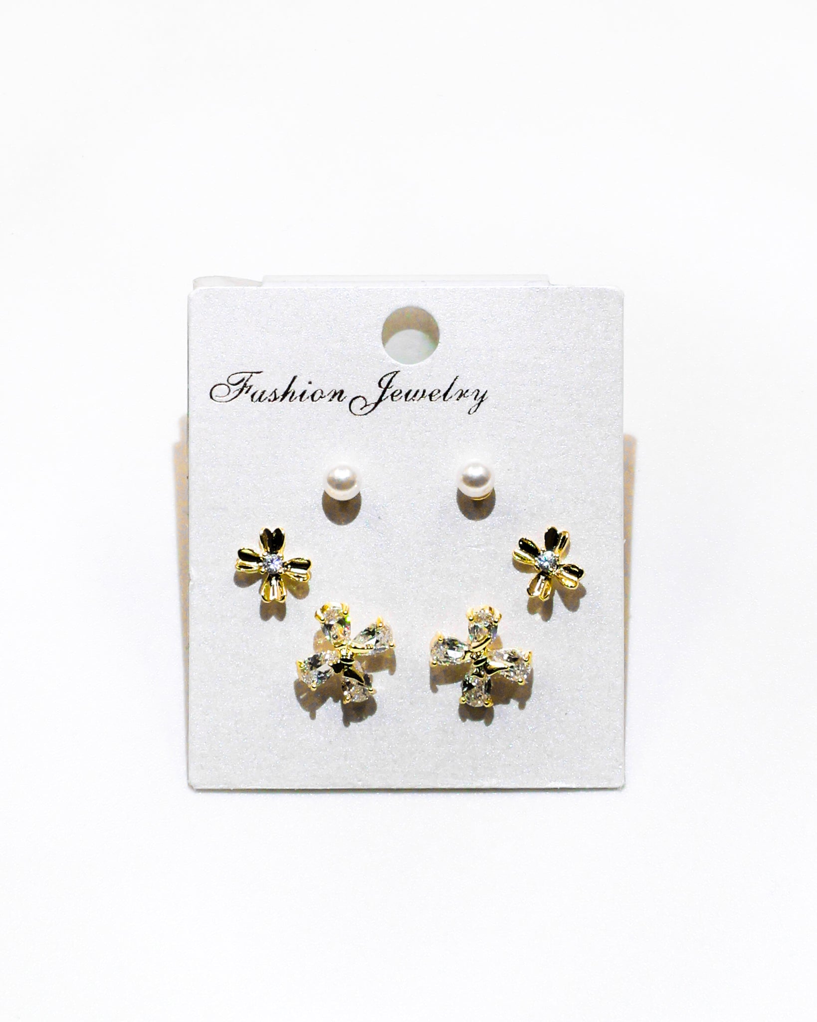 Set Aretes X3 - M20 Oro Laminado