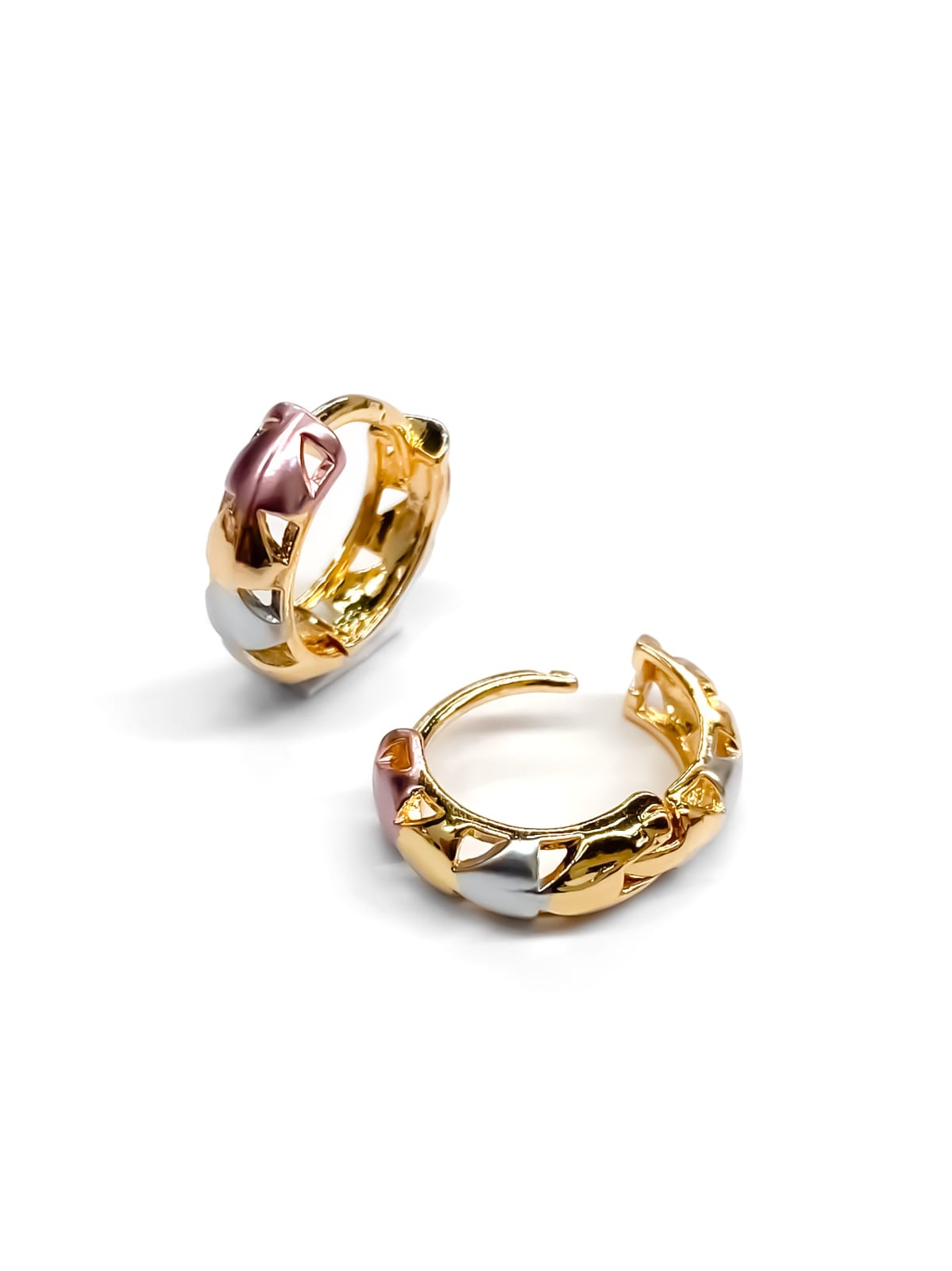 ARETES HUGGIES M7 - ORO LAMINADO