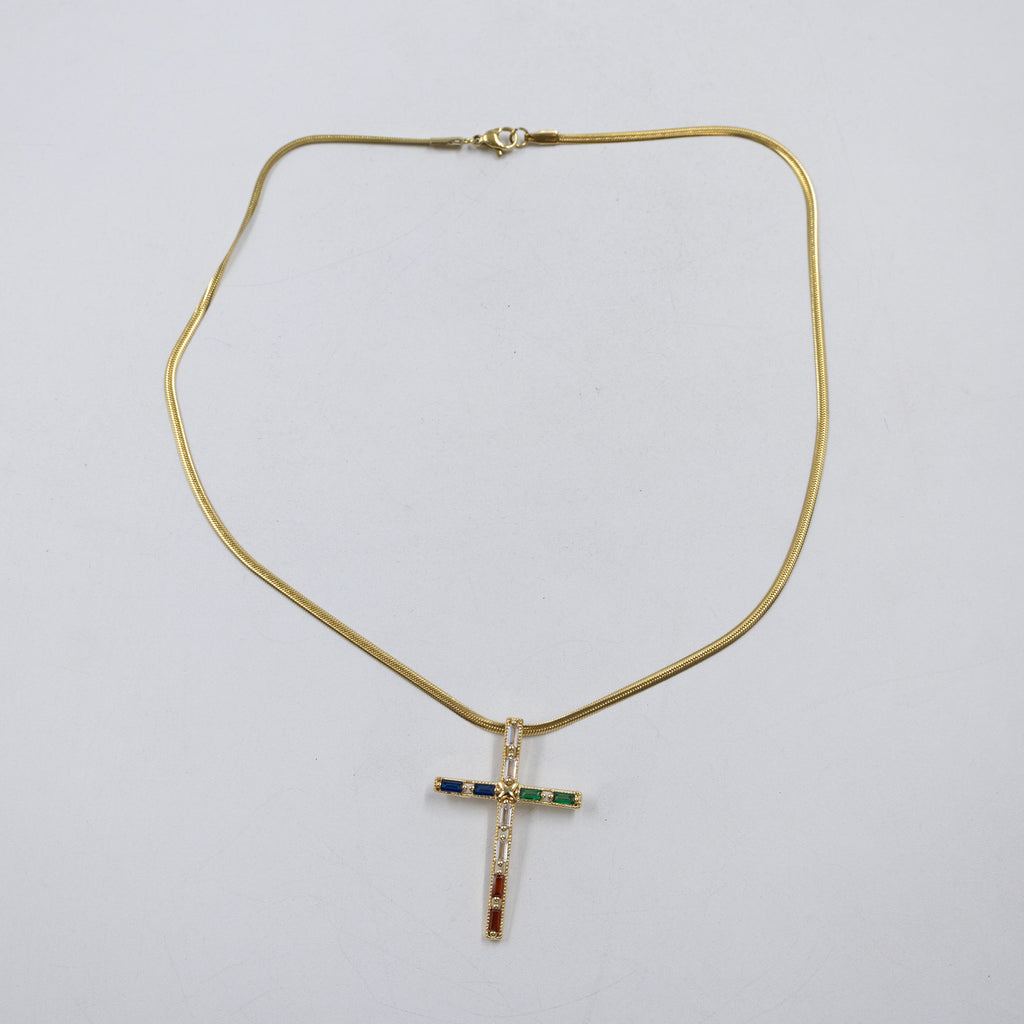 Collar Dorado Religioso M1 Oro Laminado