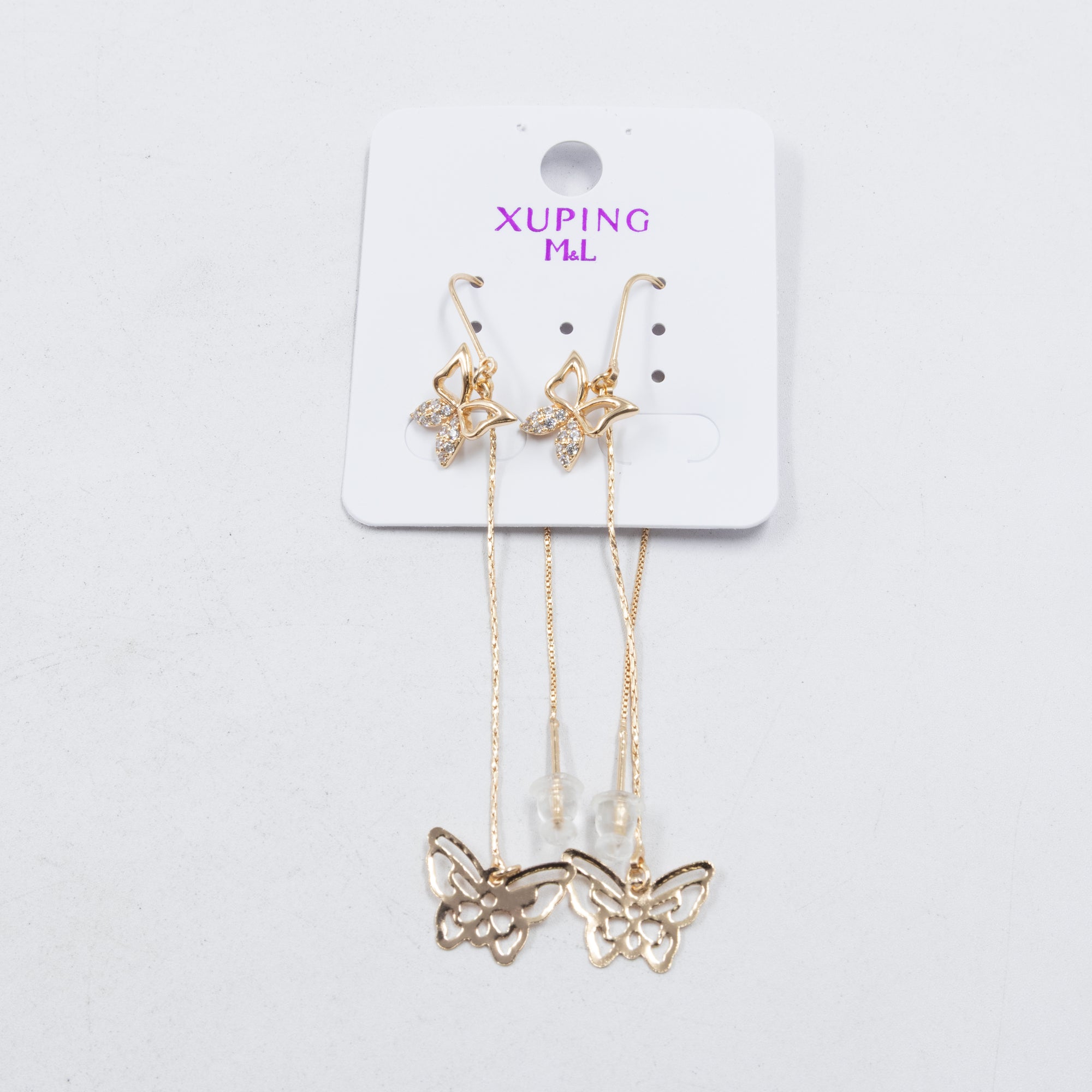 Aretes Xuping Dorados M7 Oro Laminado
