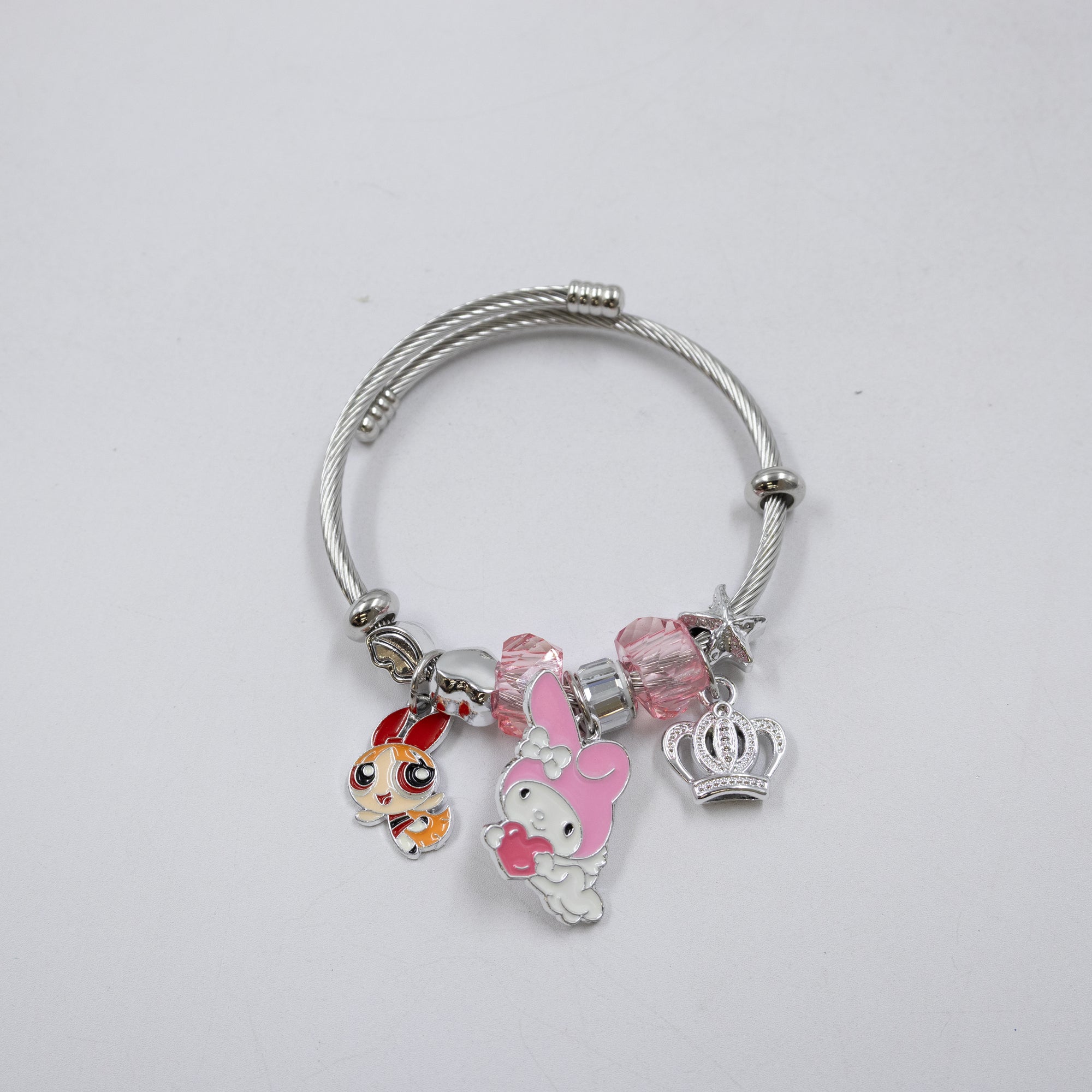 Pulsera tipo Pandora Plateados M4 Oro Laminado