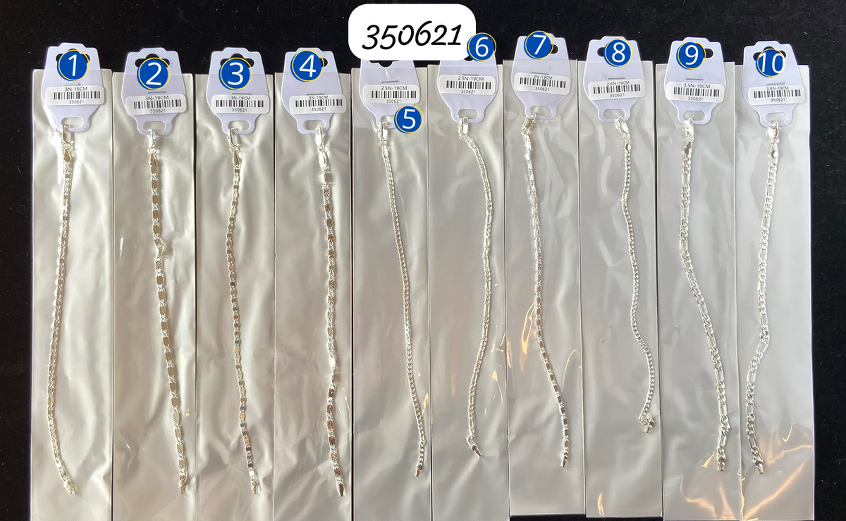 [28/OCTUBRE/26] Pulseras Plateadas M9 Oro Laminado