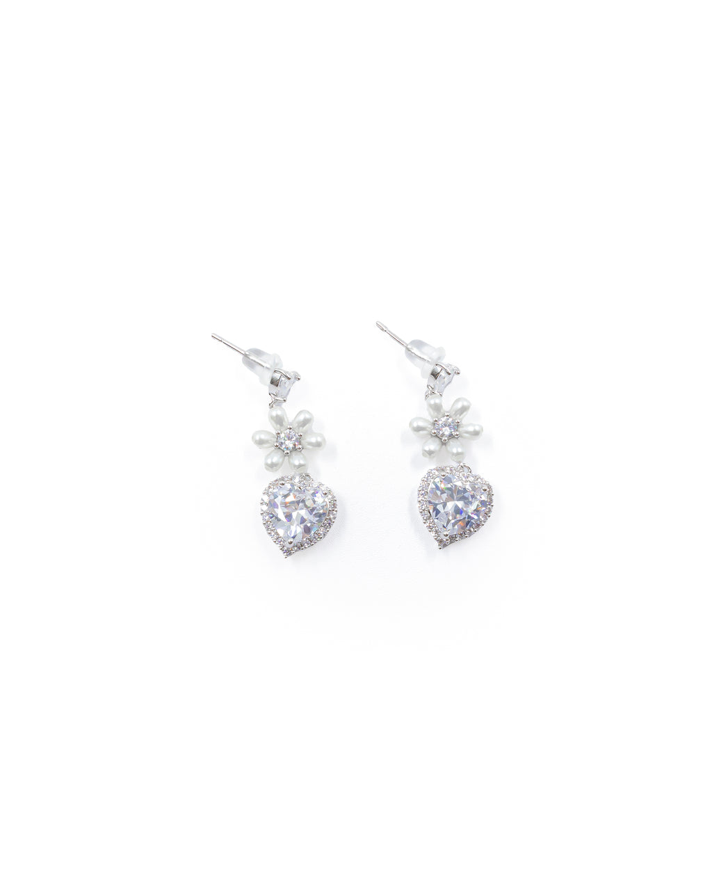 Aretes Largos Ansheli Plateados M24 Oro Laminado