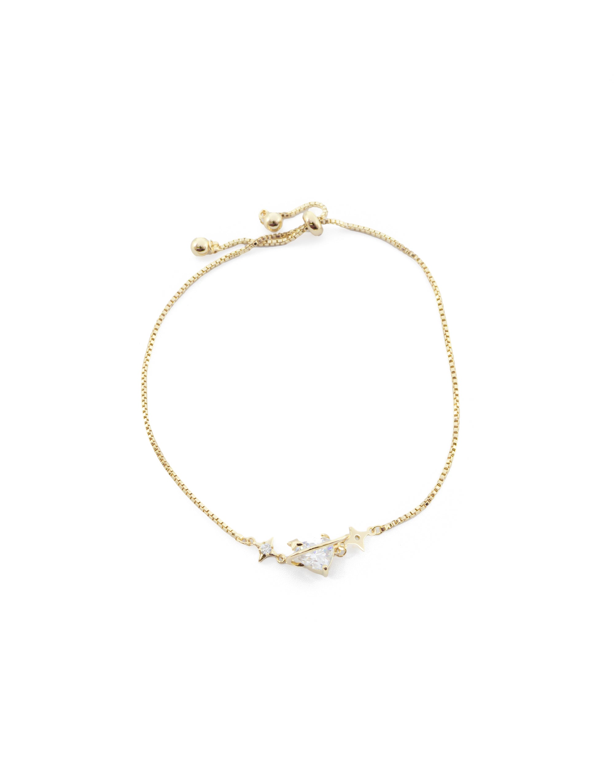 Pulsera Dorada Ansheli M7 - Oro Laminado
