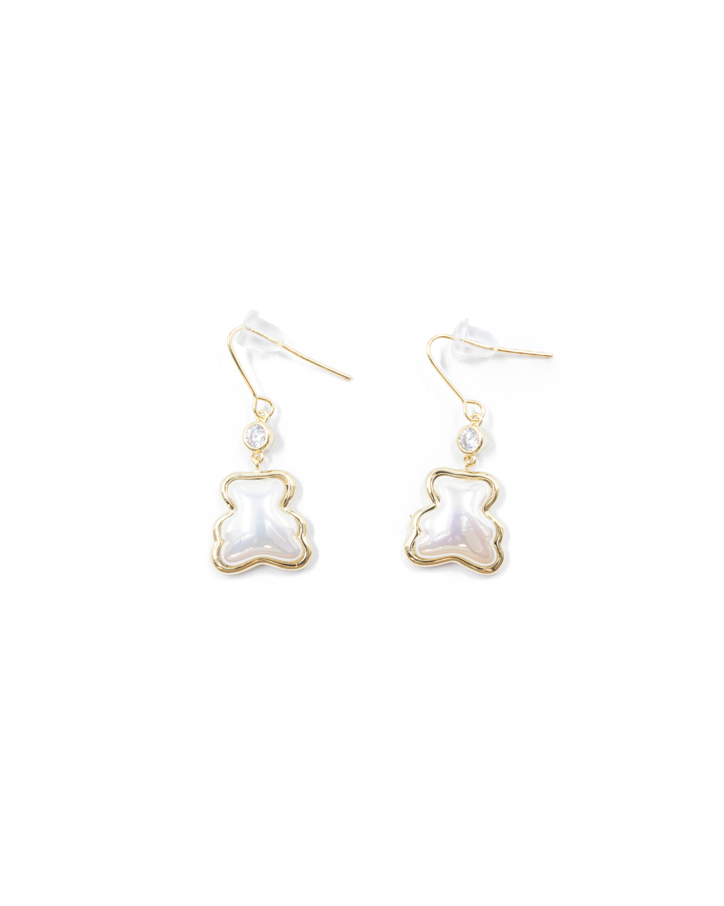 Aretes Largos Ansheli Dorados M8 Oro Laminado