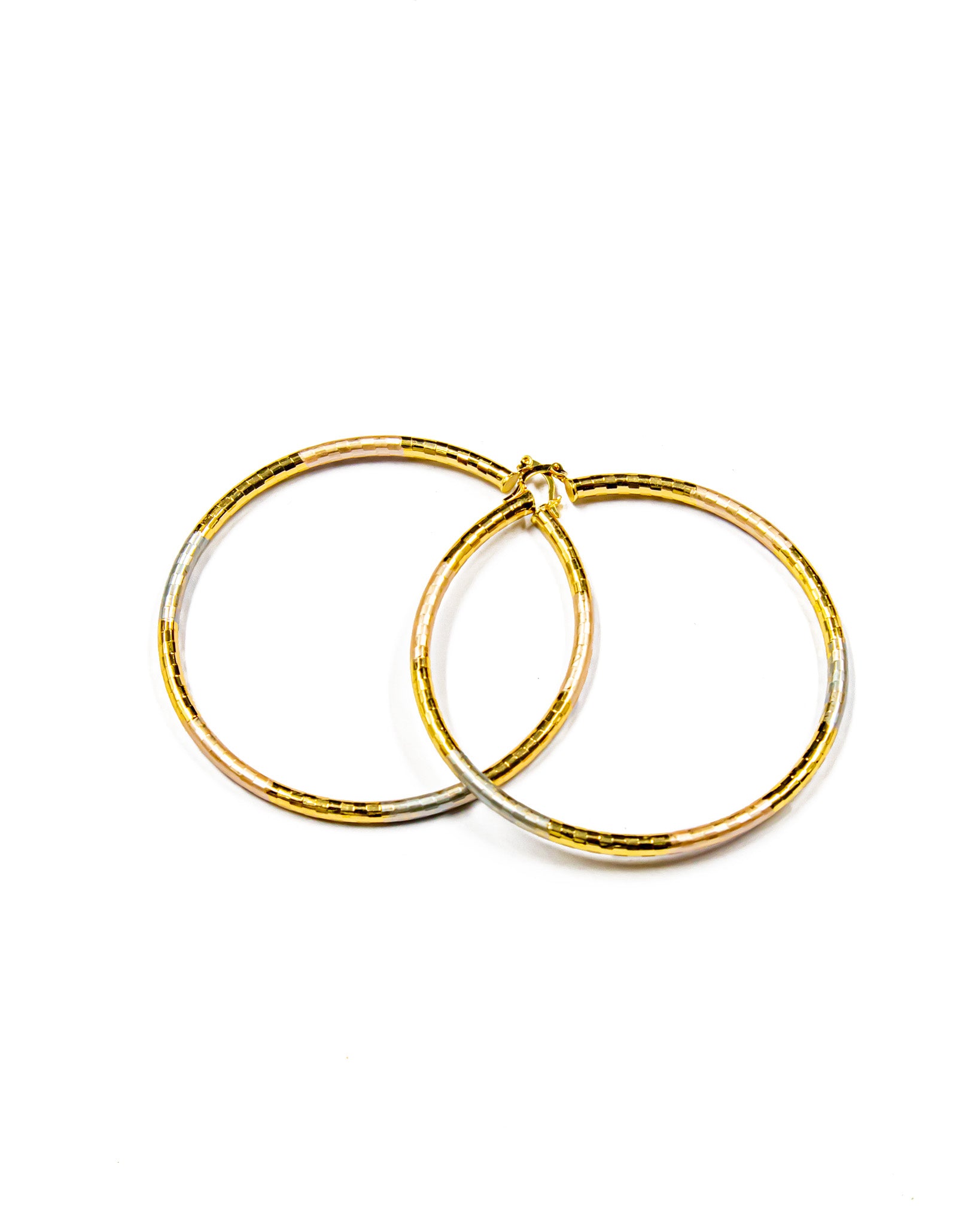 Arete tipo arracada - M9 Oro Laminado