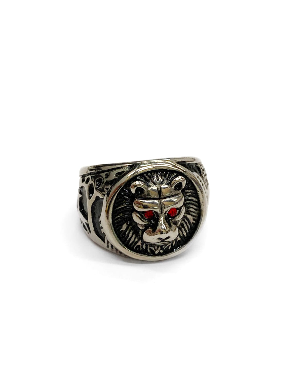 Anillo de Calaberas Dorada y Plateada Acero Inoxidable M15
