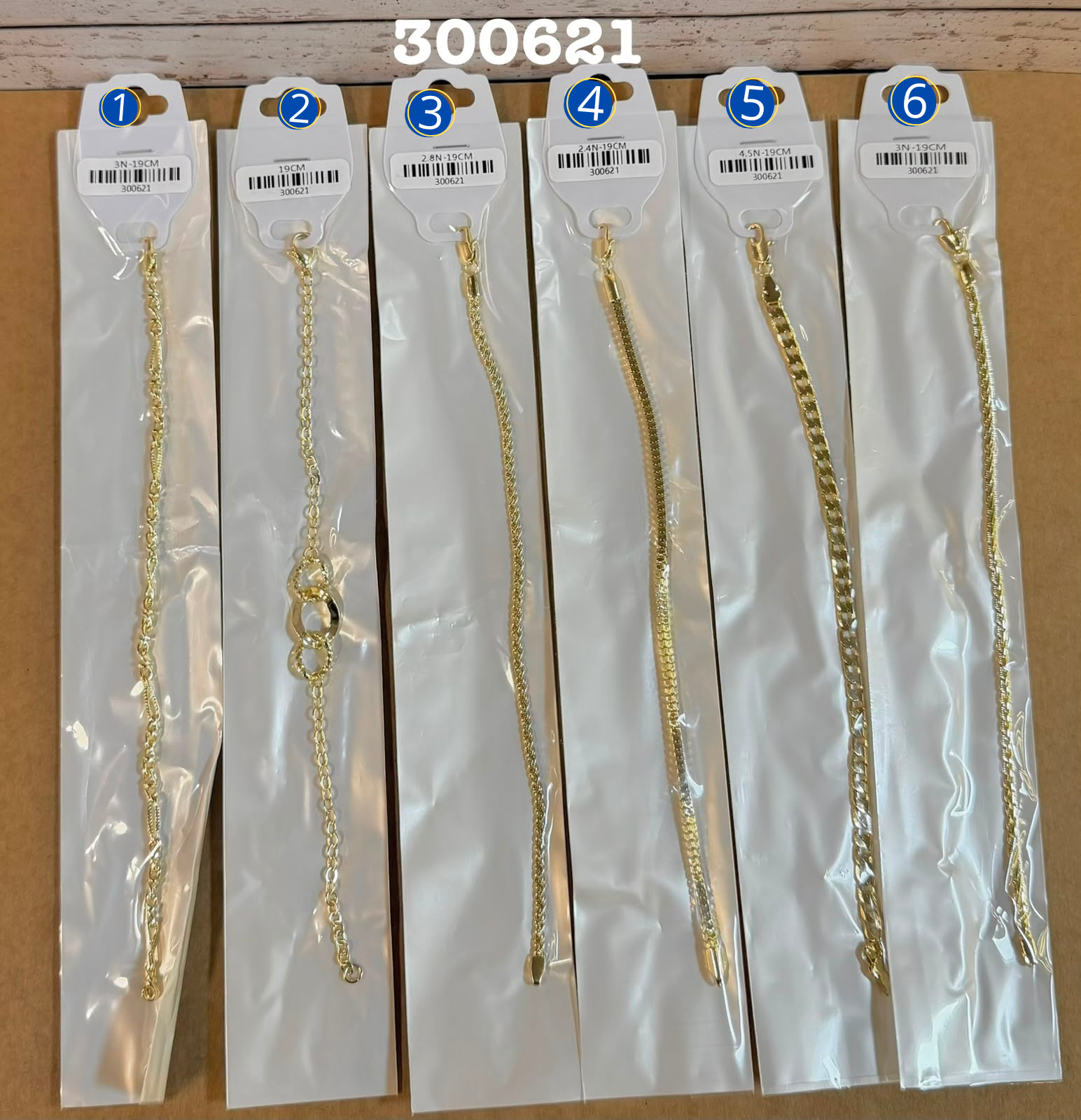 [01/AGOSTO/26] Pulseras Doradas M13 Oro Laminado