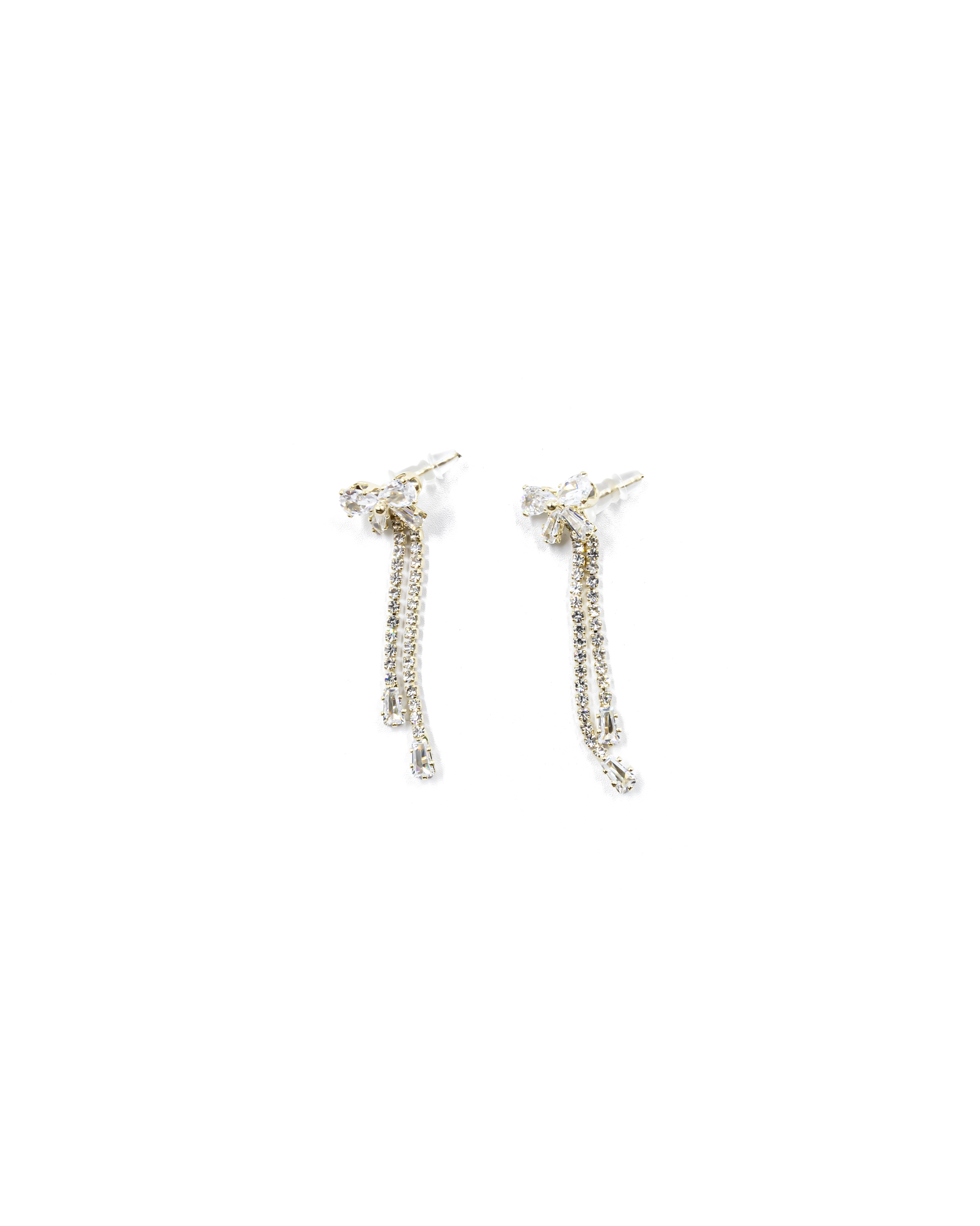 Aretes Largos Ansheli Dorados M2 Oro Laminado