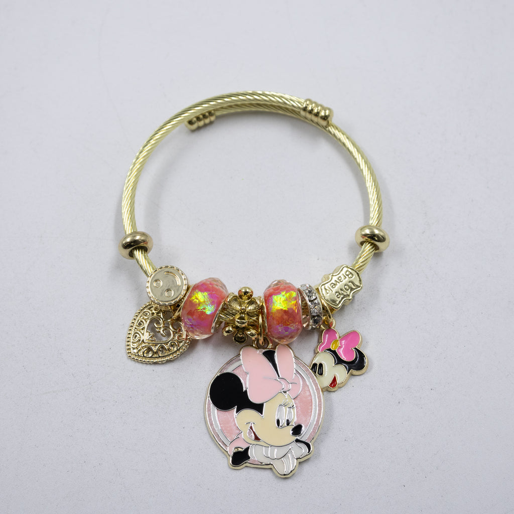 Pulsera tipo Pandora M7 Oro Laminado