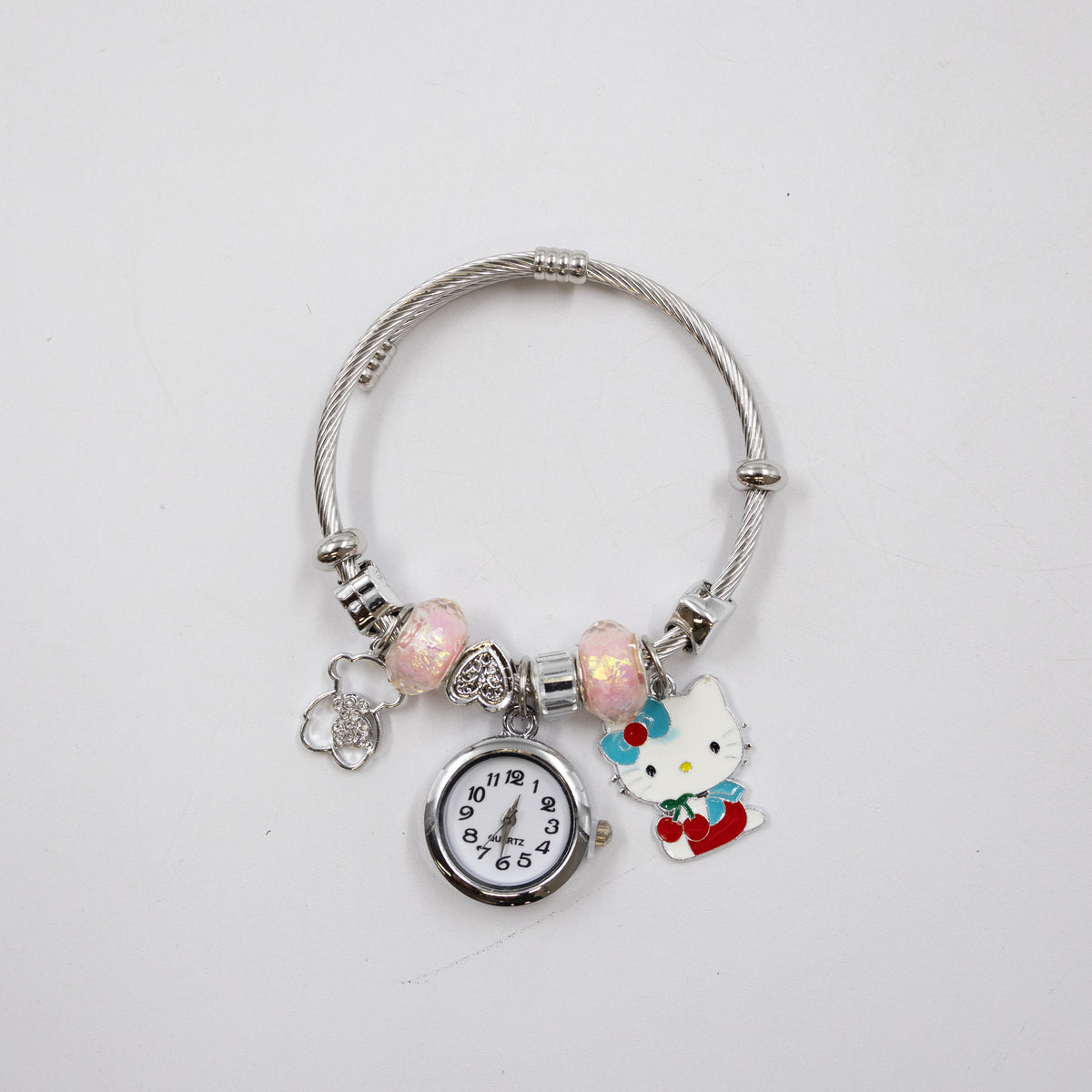Pulsera tipo Pandora Plateadas M12 Oro Laminado