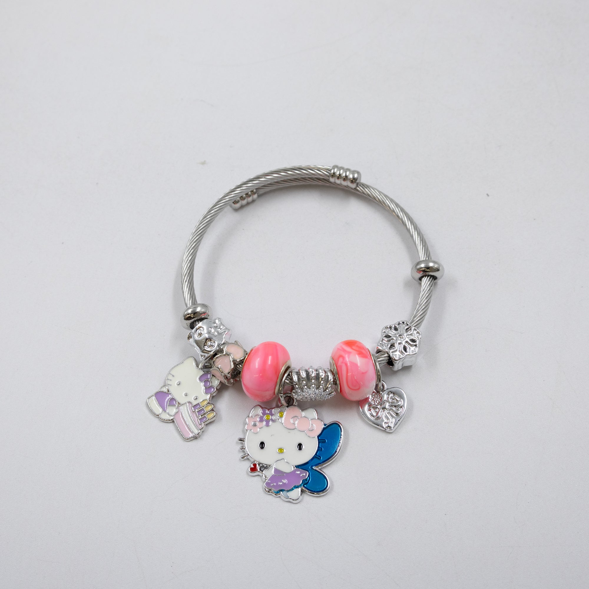 Pulsera tipo Pandora Plateados M3 Oro Laminado