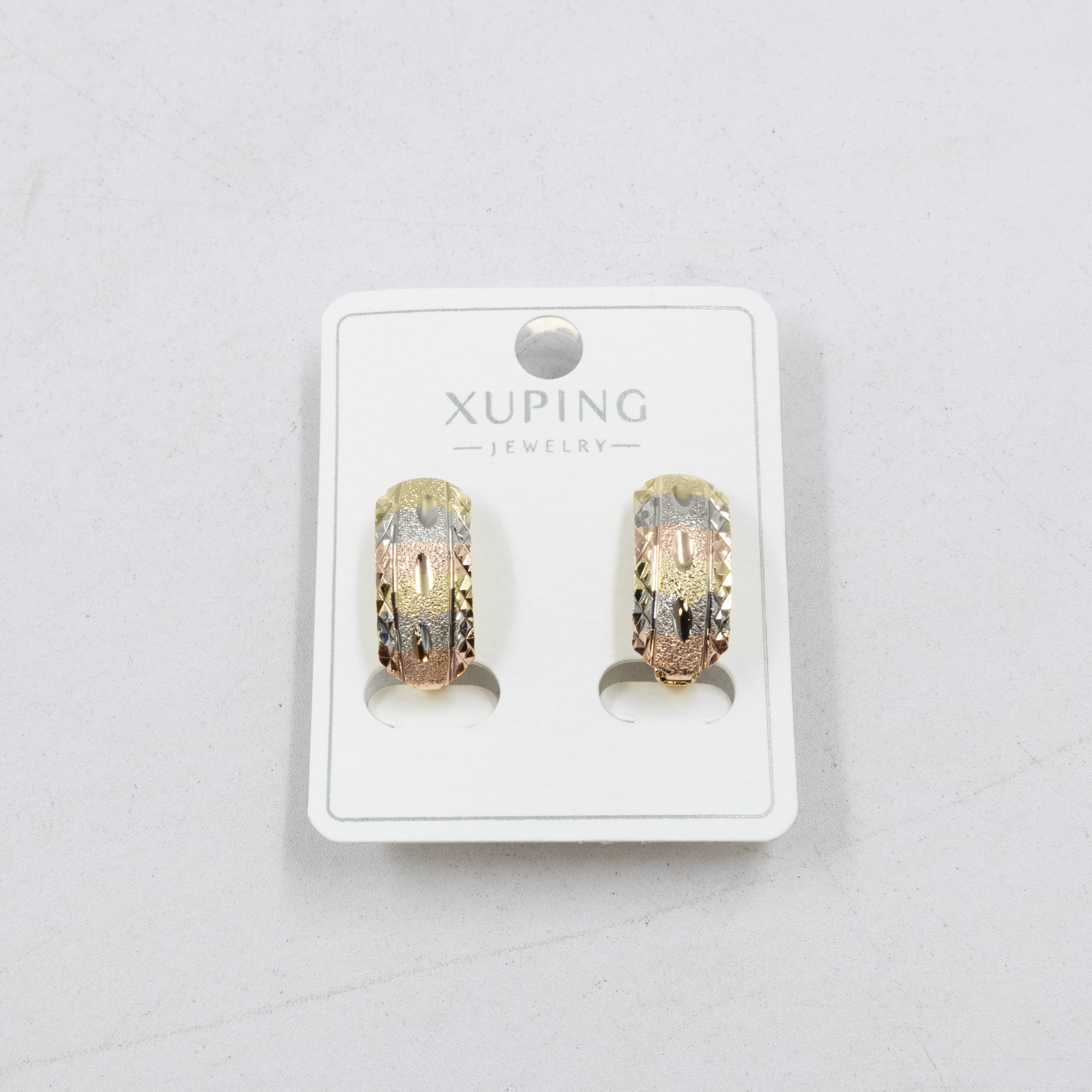 Aretes Oro Florentino Xuping M1 Oro Laminado