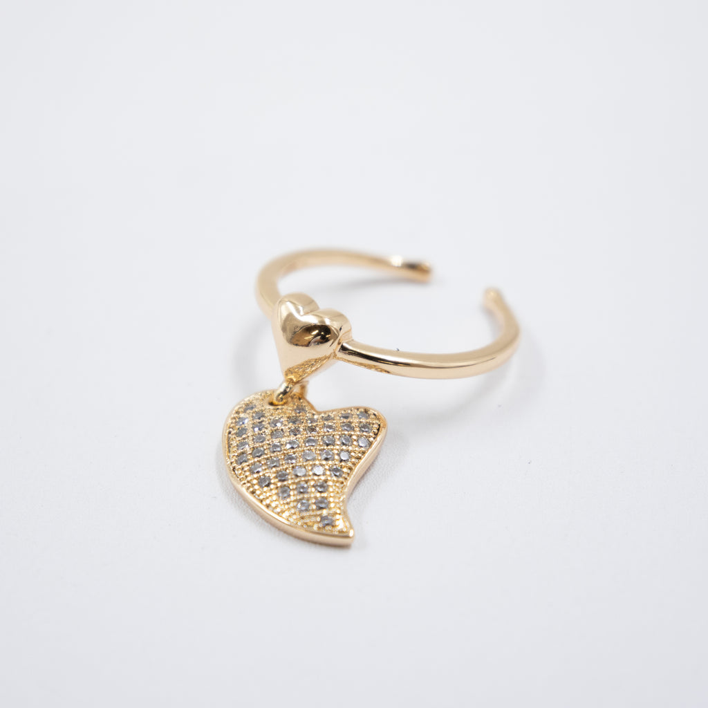 Anillos Dorados Xuping con Piedras M1 Oro Laminado
