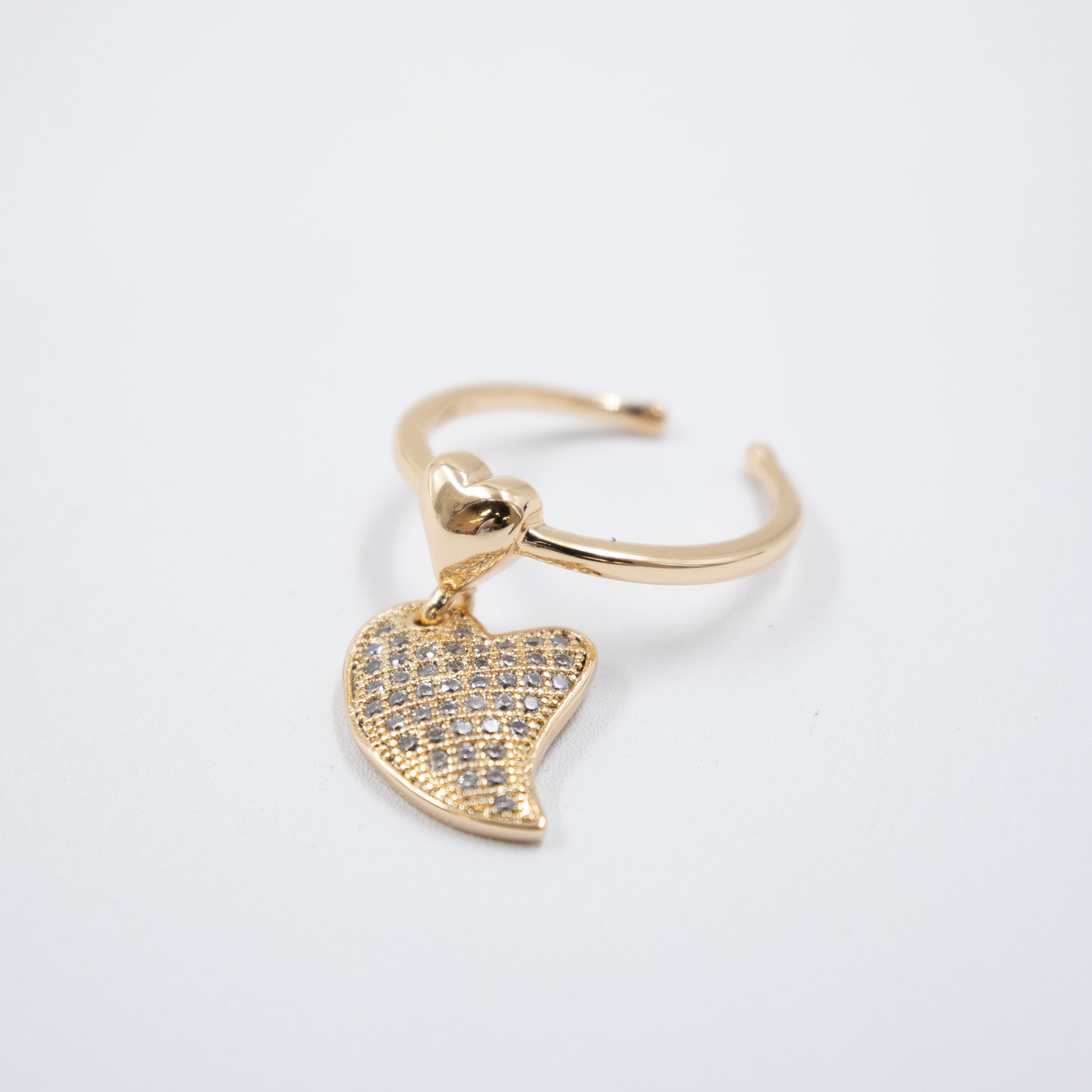 Anillos Dorados Xuping con Piedras M1 Oro Laminado