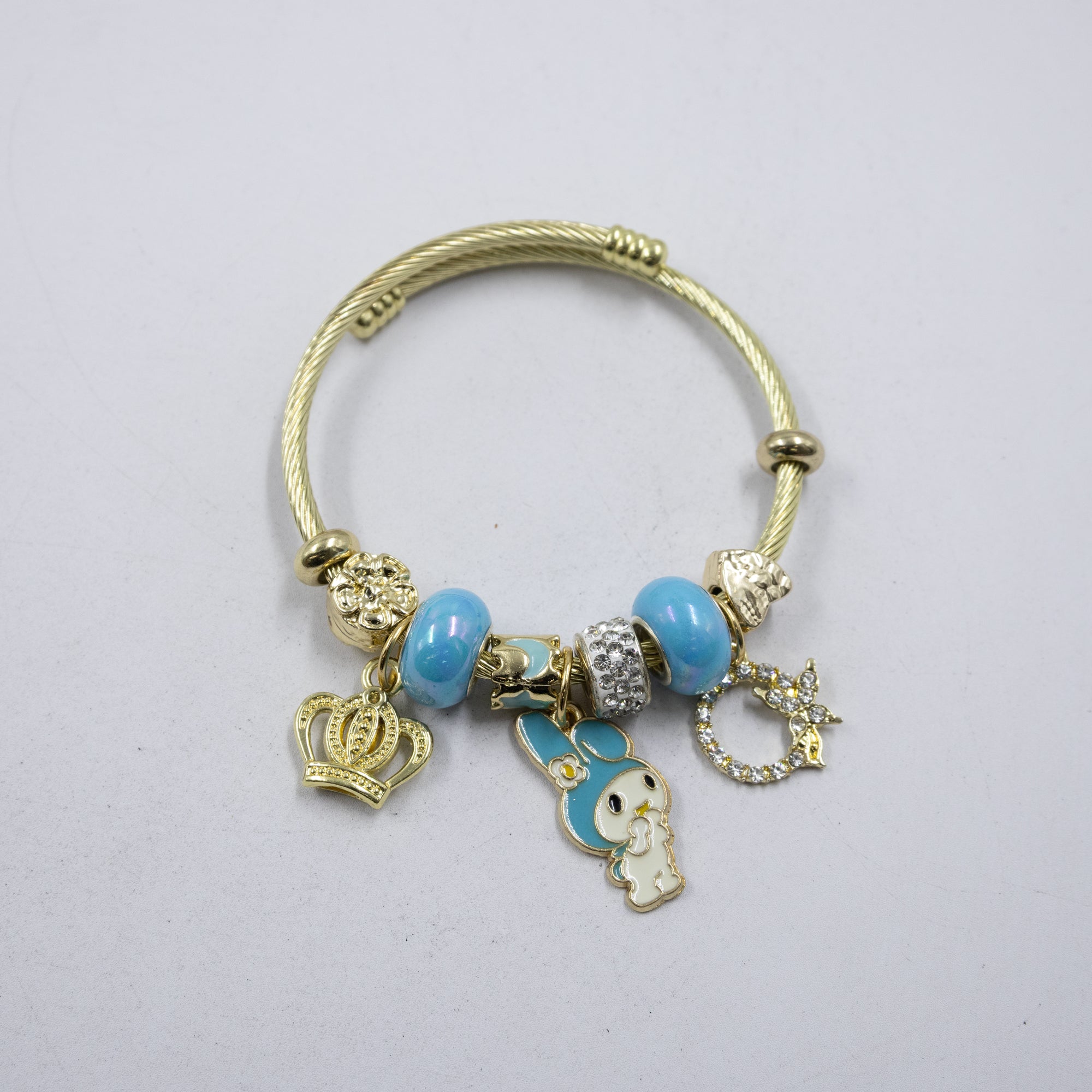 Pulsera tipo Pandora M3 Oro Laminado