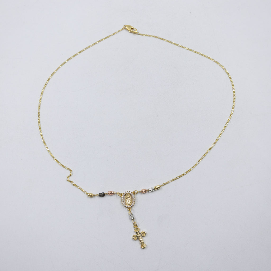 Collar Dorado Religioso M1 Oro Laminado