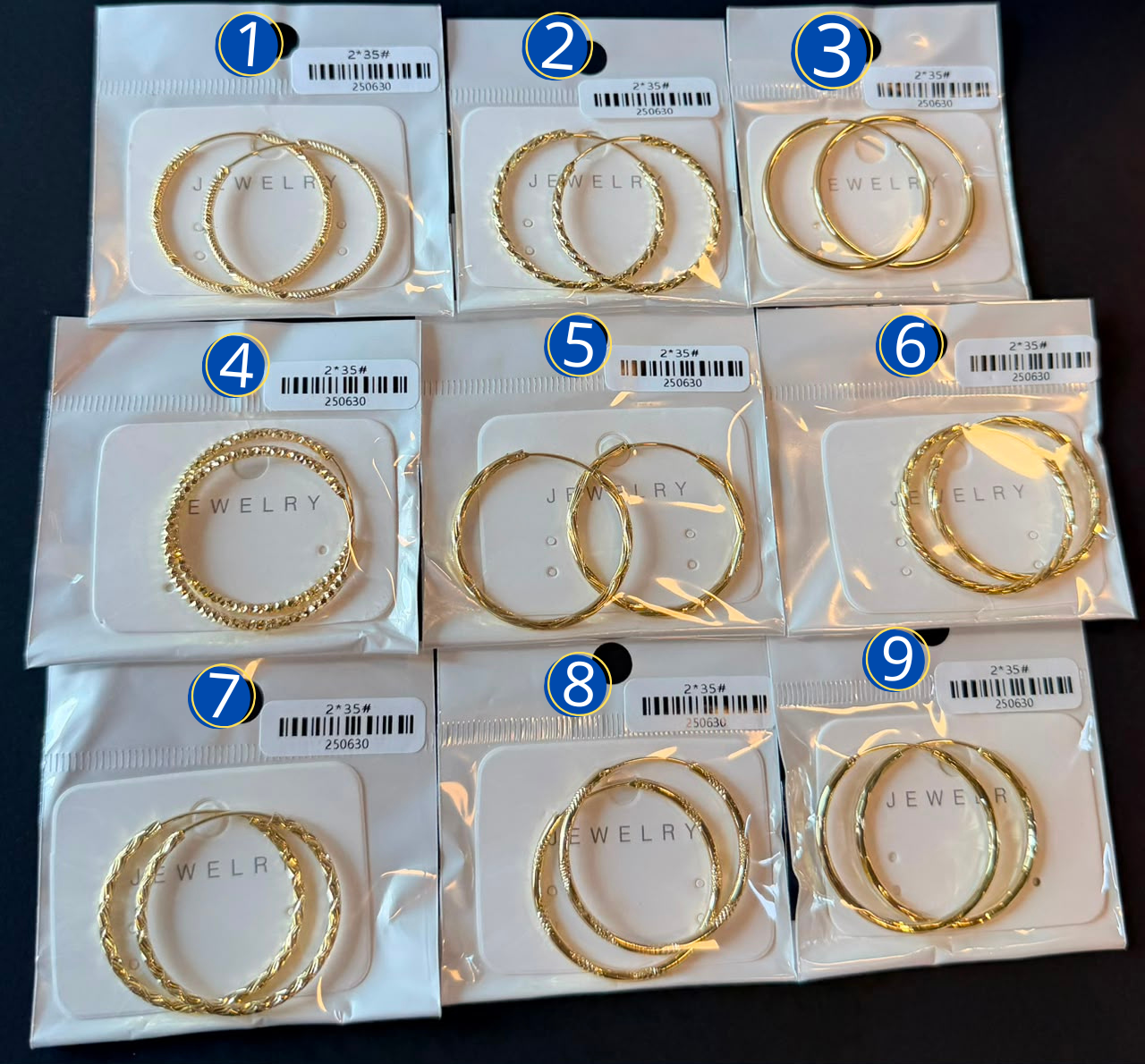 [01/AGOSTO/26] Arracadas Doradas M11 Oro Laminado
