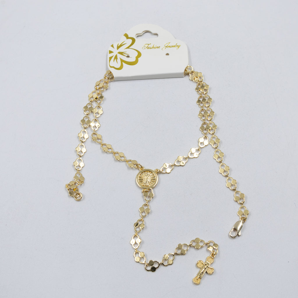 Collar Dorado Religioso M1 Oro Laminado