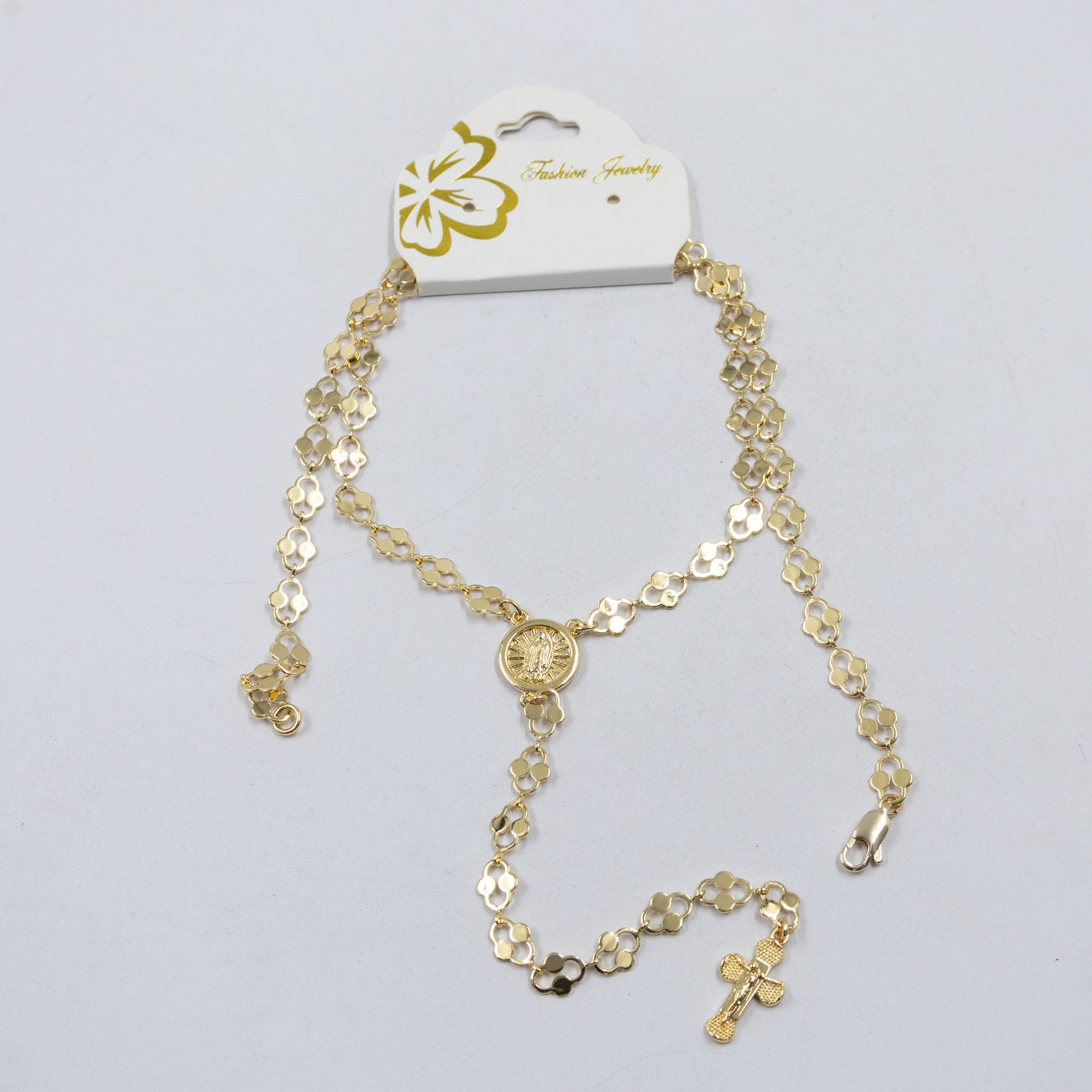 Collar Dorado Religioso M1 Oro Laminado