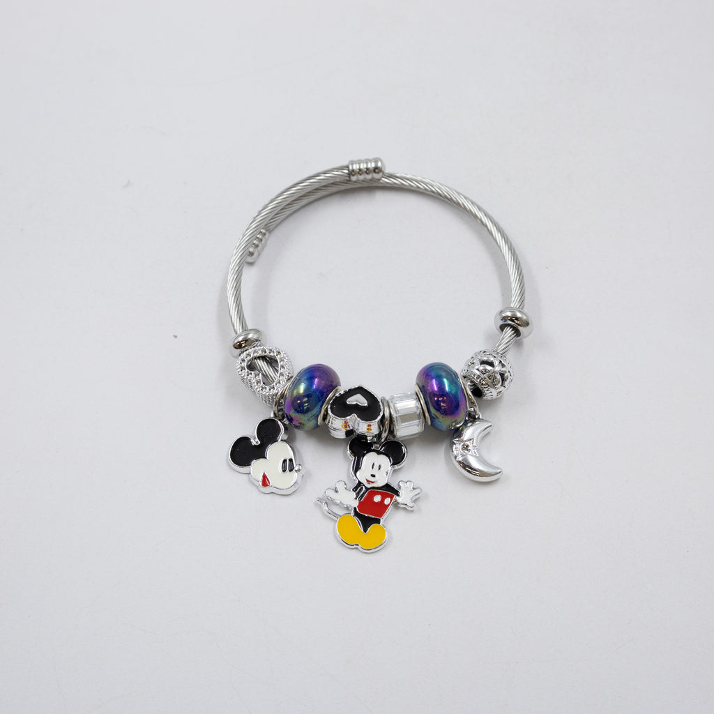 Pulsera tipo Pandora Plateados M8 Oro Laminado