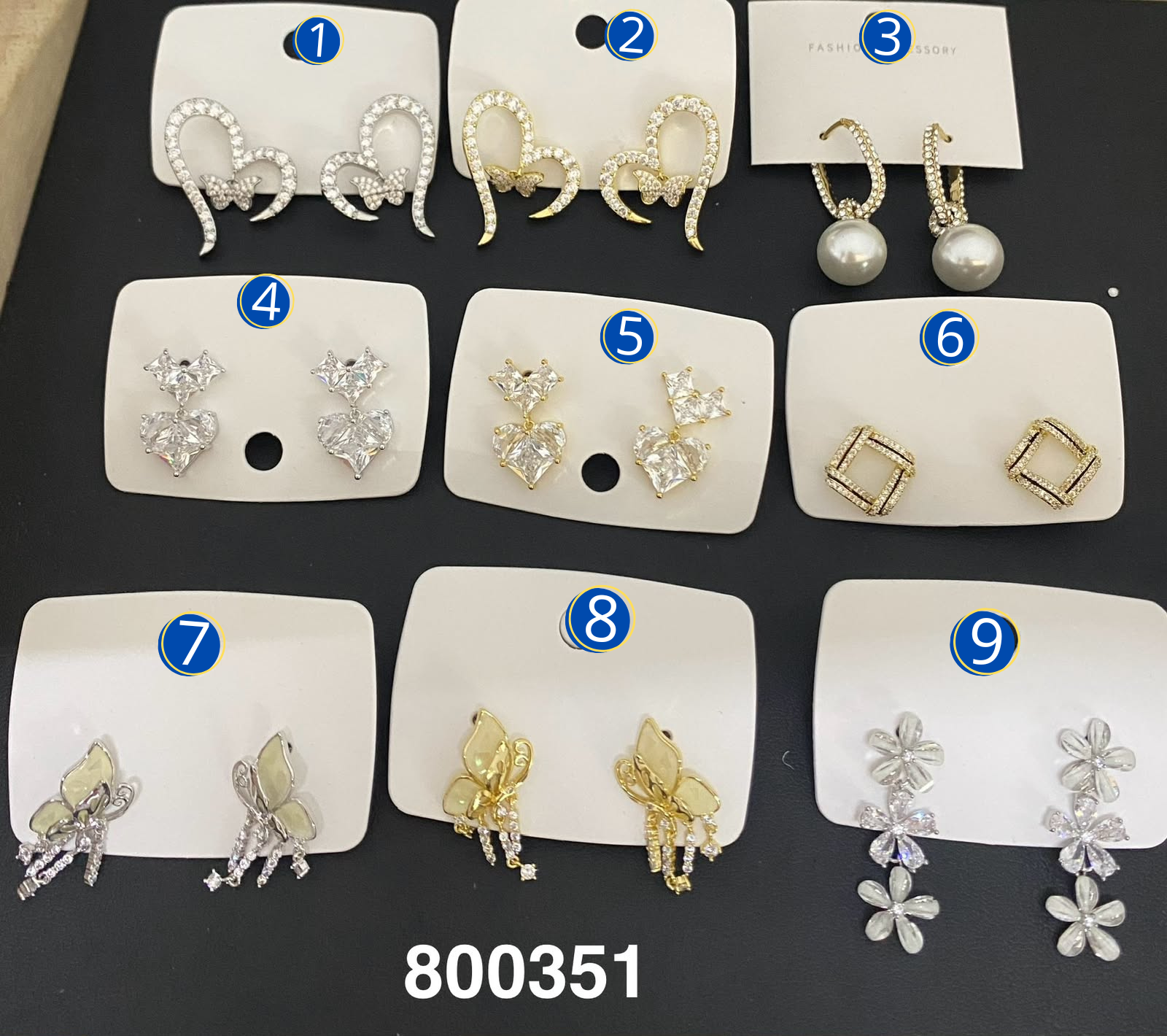 [08/JUNI/26] Aretes Dorados y Plateados M5 Oro Laminado
