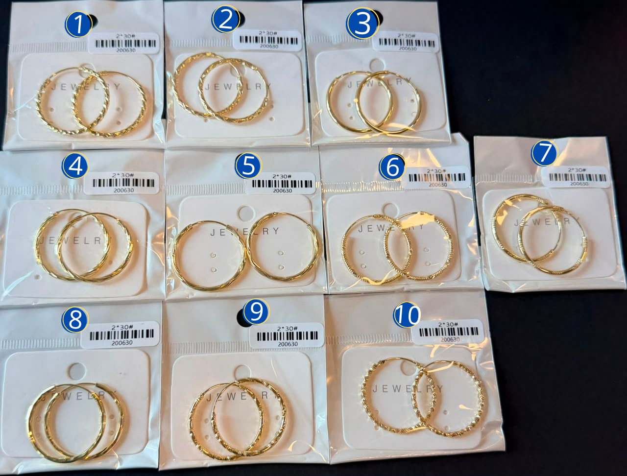 [01/AGOSTO/26] Arracadas Doradas M2 Oro Laminado