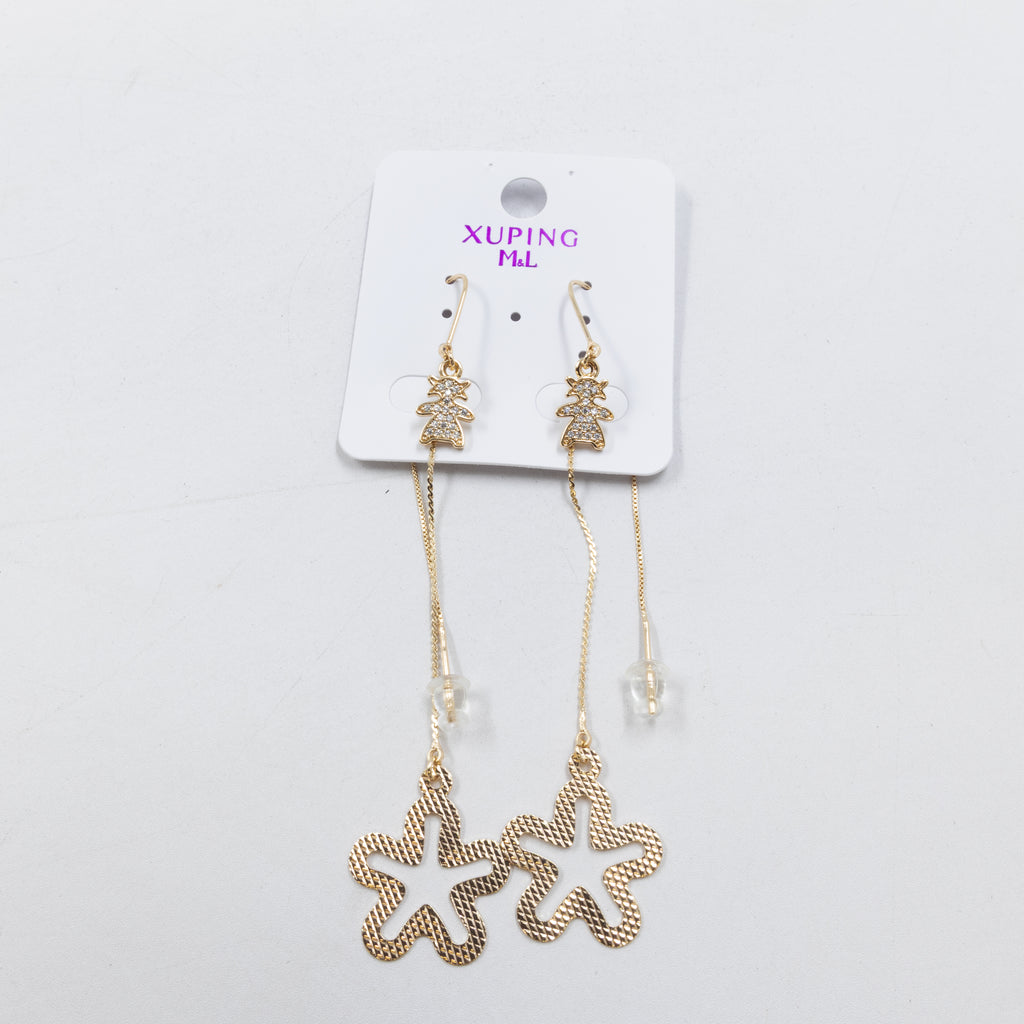Aretes Dorados Xuping de Aro M10  Oro Laminado