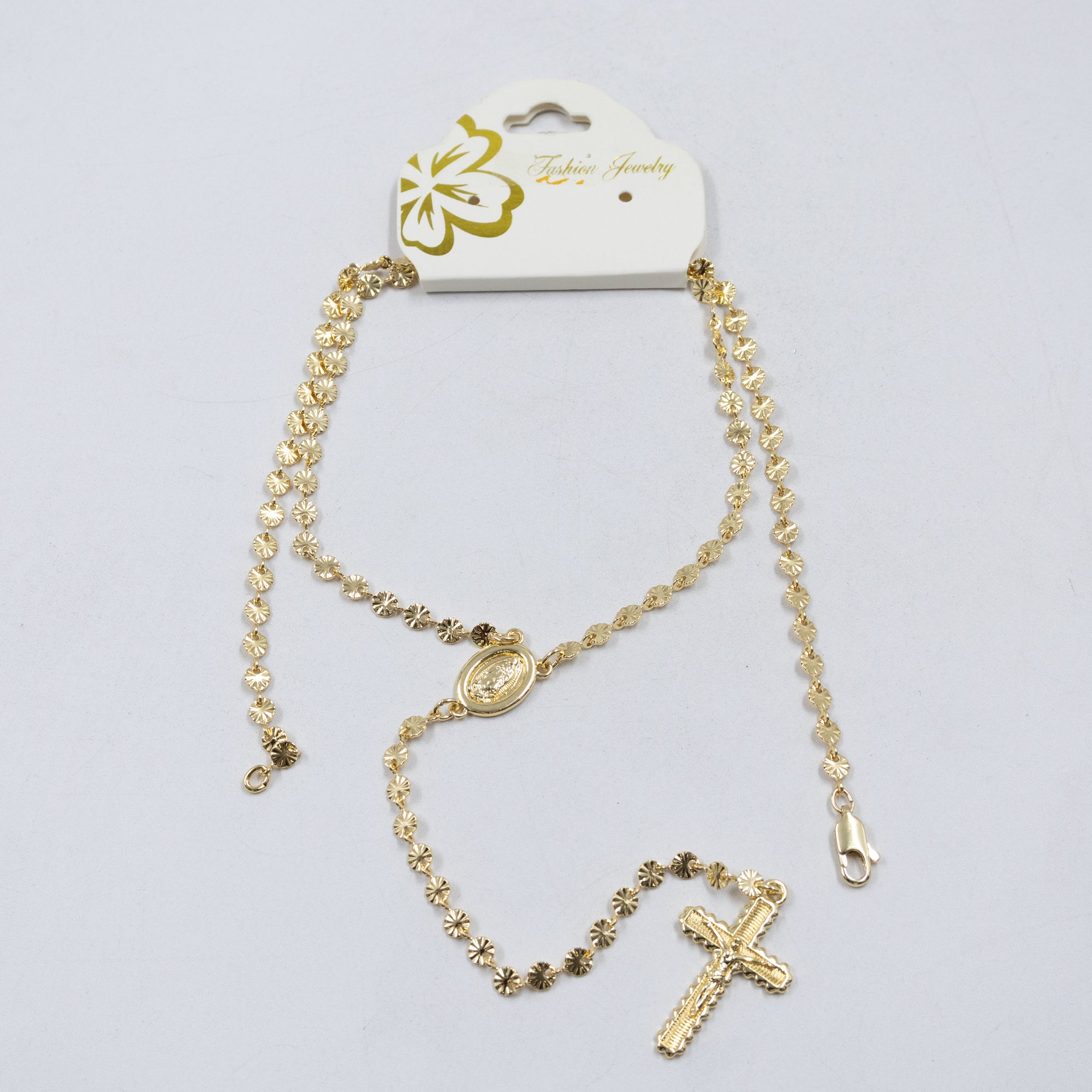 Collar Dorado Religioso M2 Oro Laminado