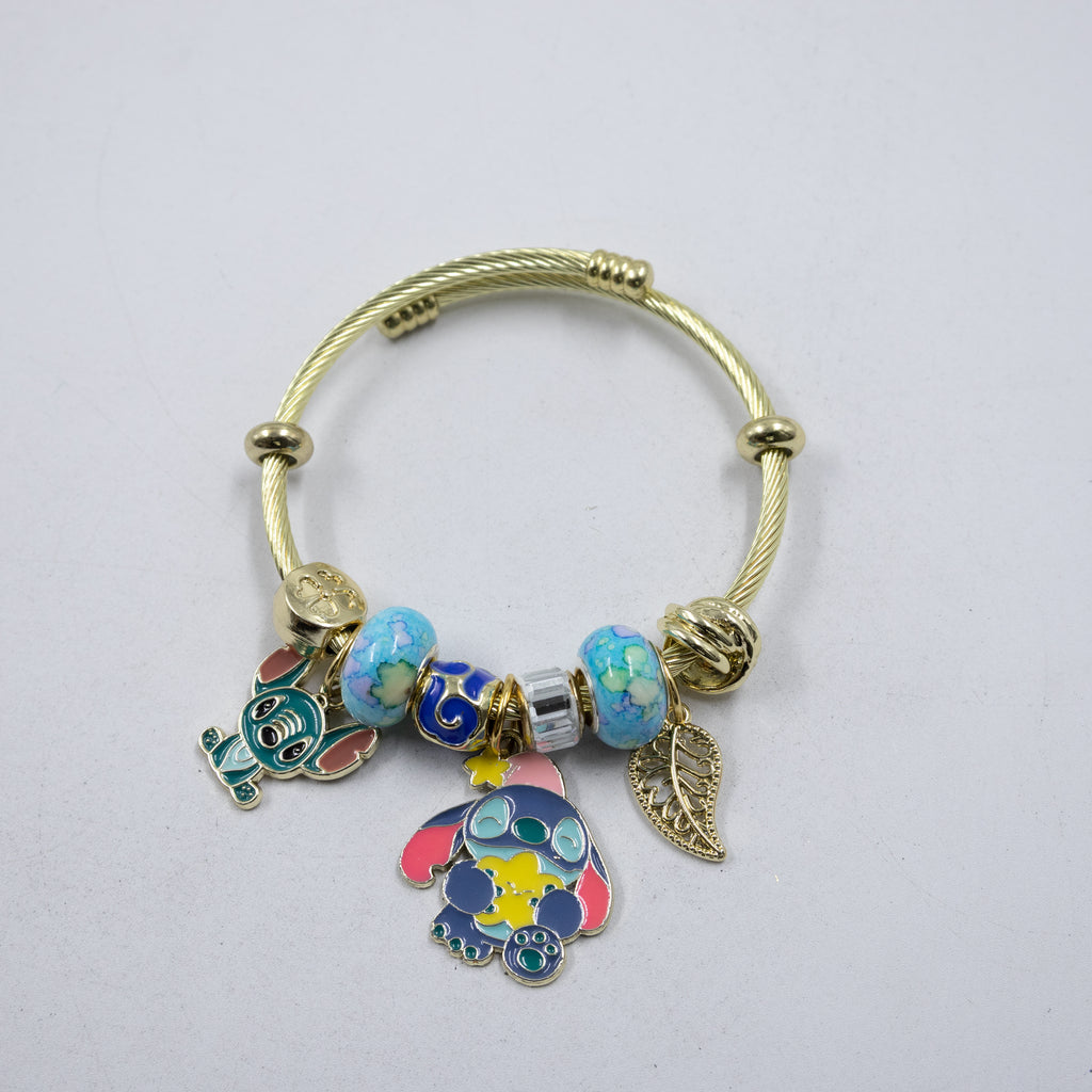 Pulsera tipo Pandora M10 Oro Laminado