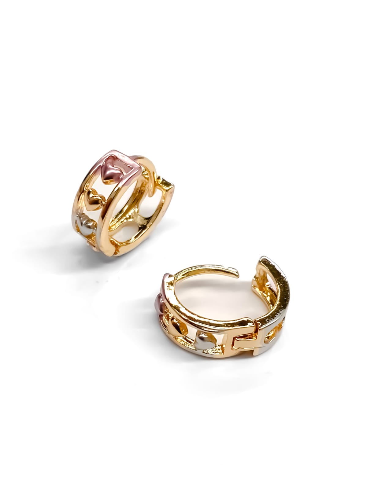 ARETES HUGGIES M7 - ORO LAMINADO