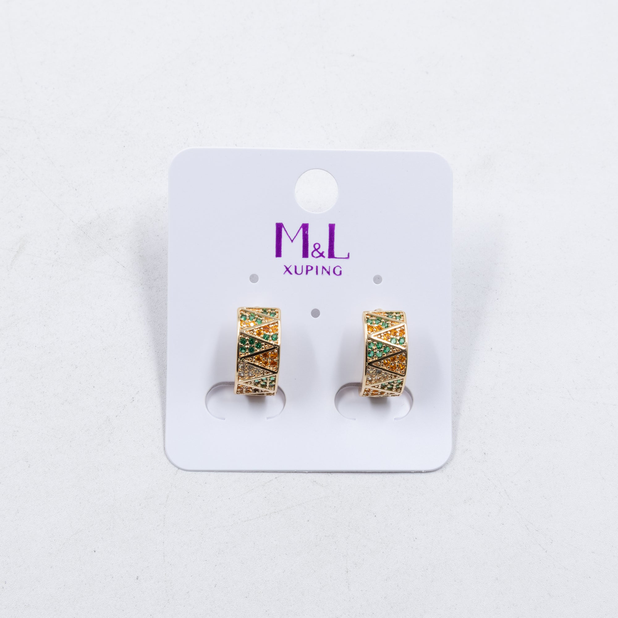 Aretes Xuping Dorados M15 Oro Laminado