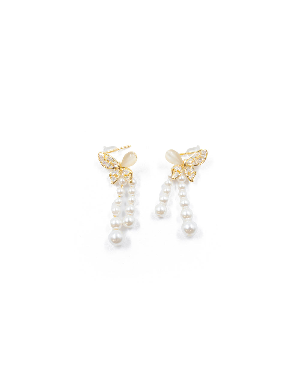 Aretes Largos Ansheli Dorados M4 Oro Laminado