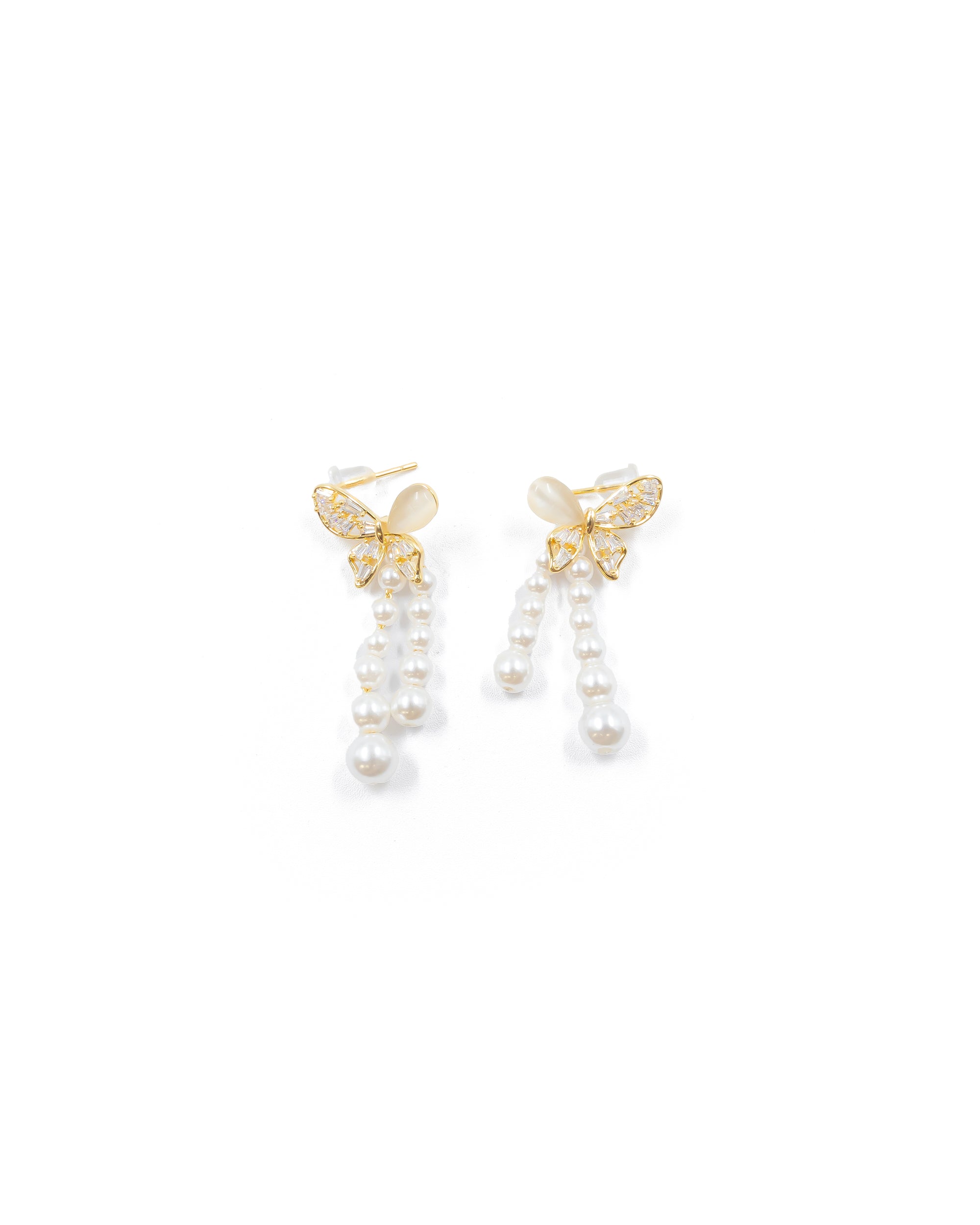 Aretes Largos Ansheli Dorados M4 Oro Laminado