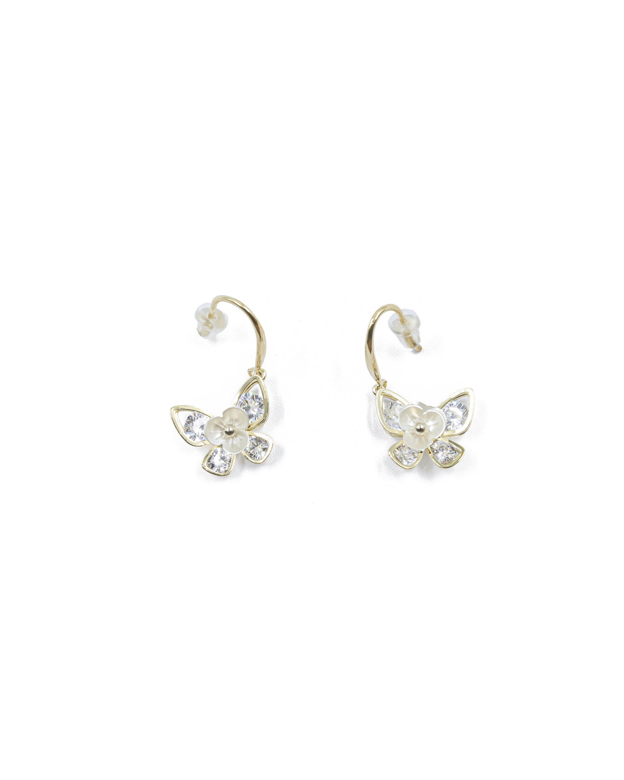 Aretes Largos Ansheli Dorados M7 Oro Laminado