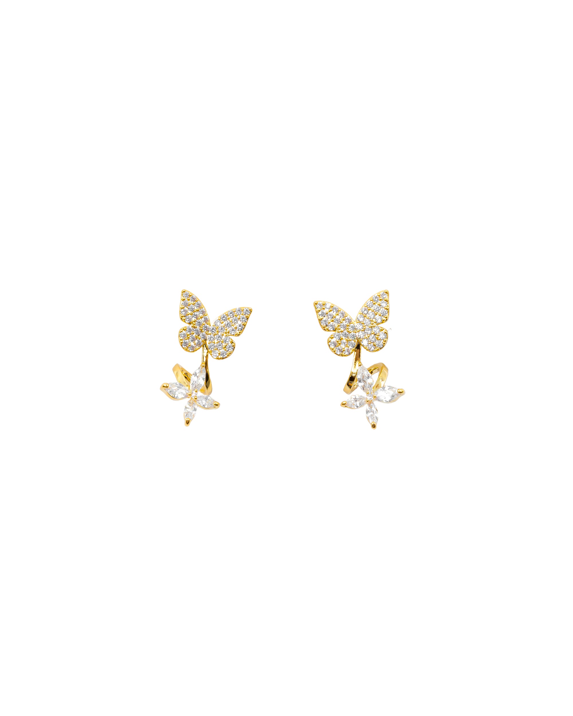 Aretes Largos Ansheli Dorados M3 Oro Laminado