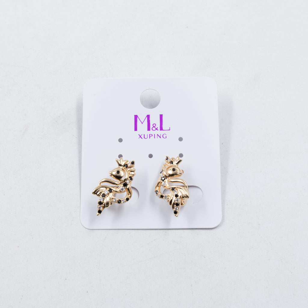 Aretes Xuping Dorados M13 Oro Laminado