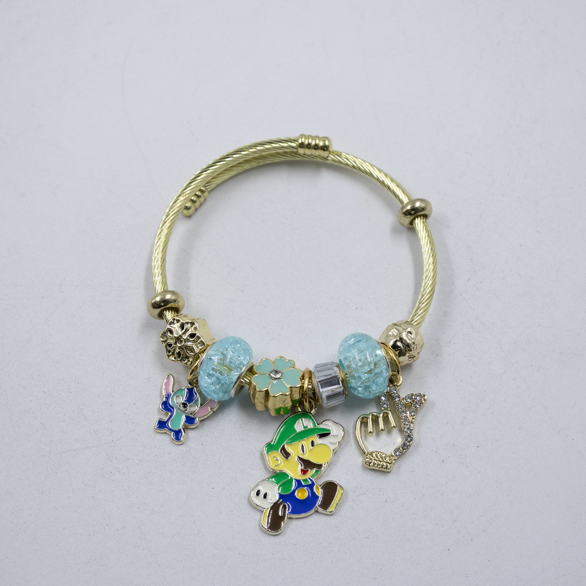 Pulsera tipo Pandora M9 Oro Laminado