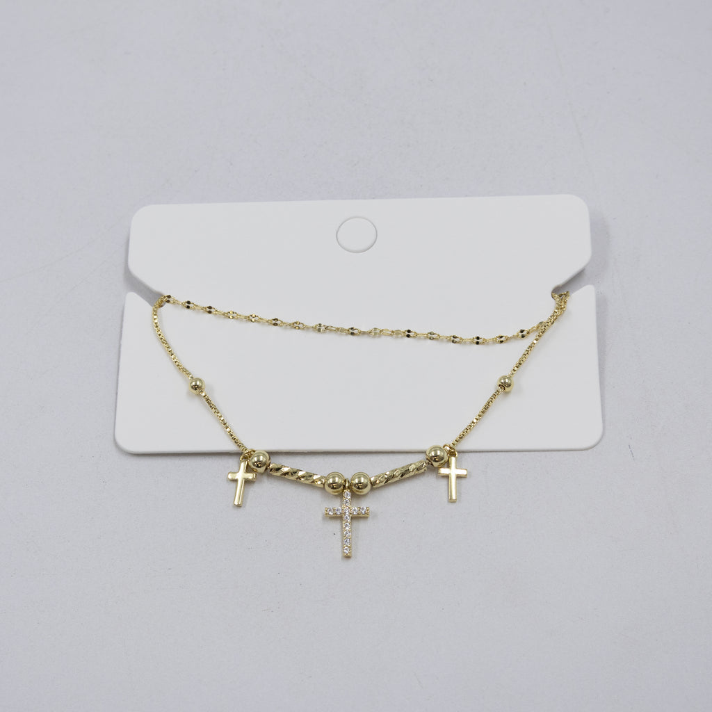 Pulsera Dorada Ansheli M24 Oro Laminado