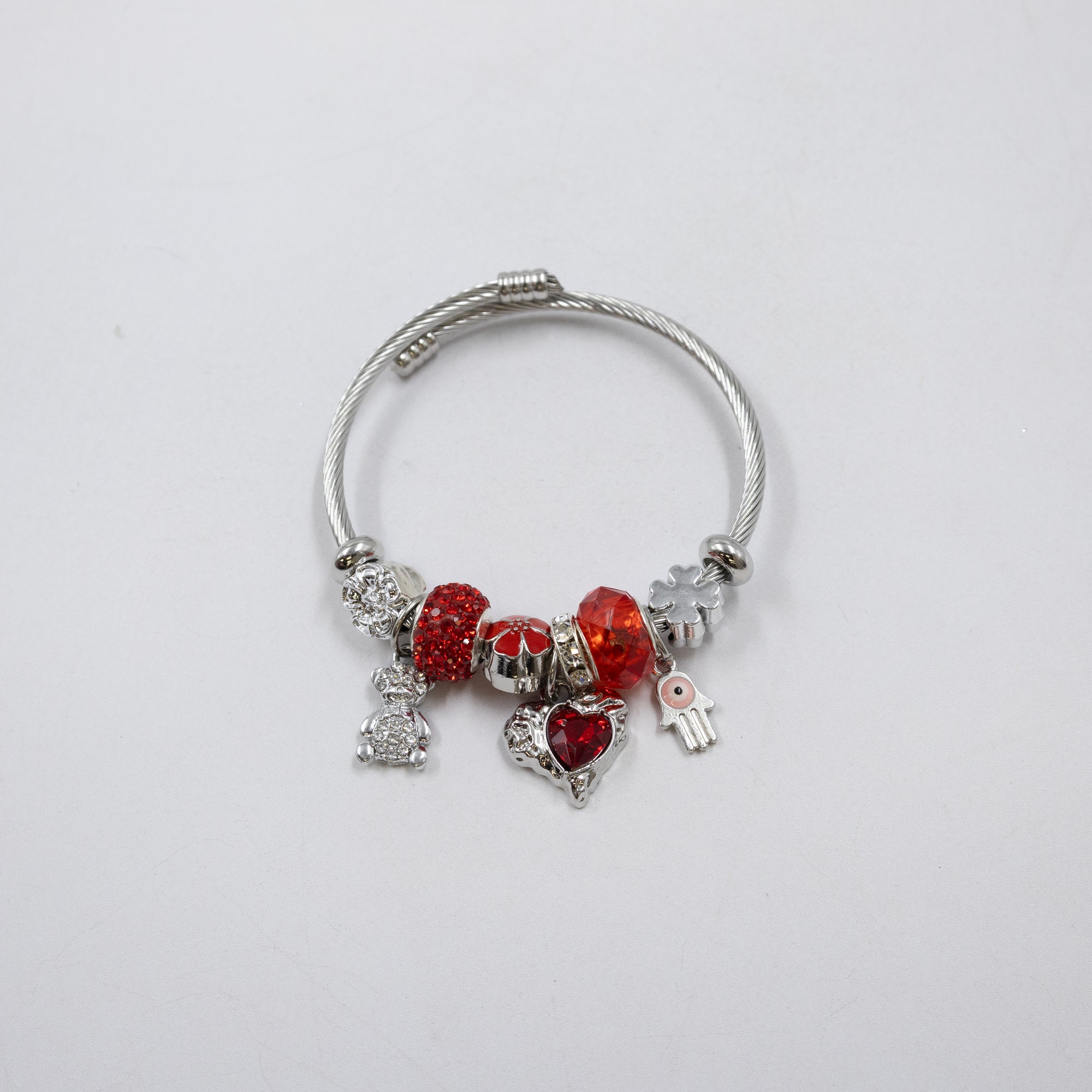 Pulsera tipo Pandora Plateados M11 Oro Laminado