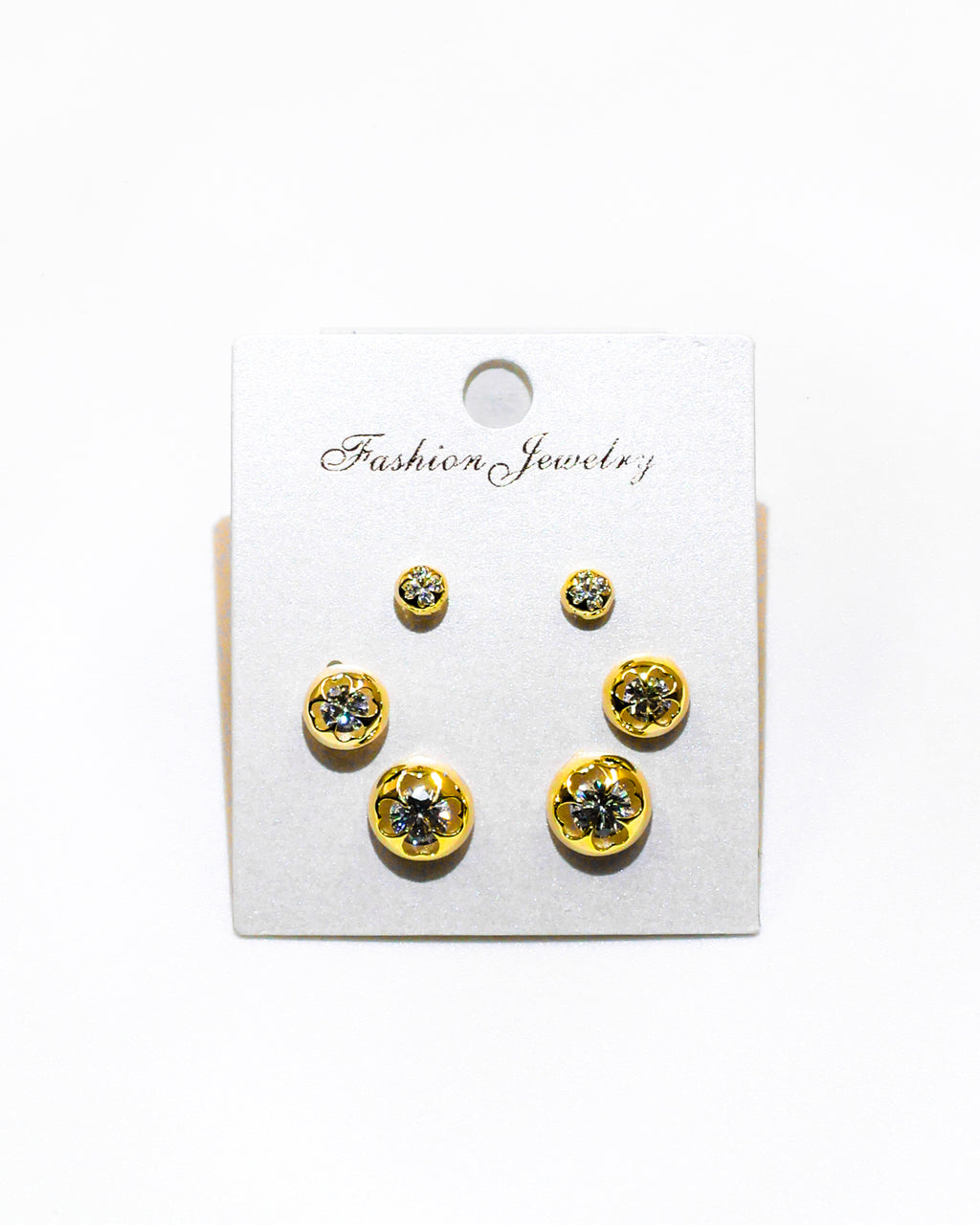 Set Aretes X3 - M7 Oro Laminado