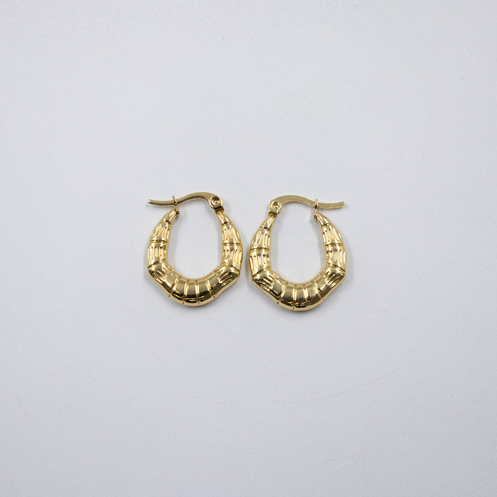 Aretes Dorados Chicos M1 Oro Laminado